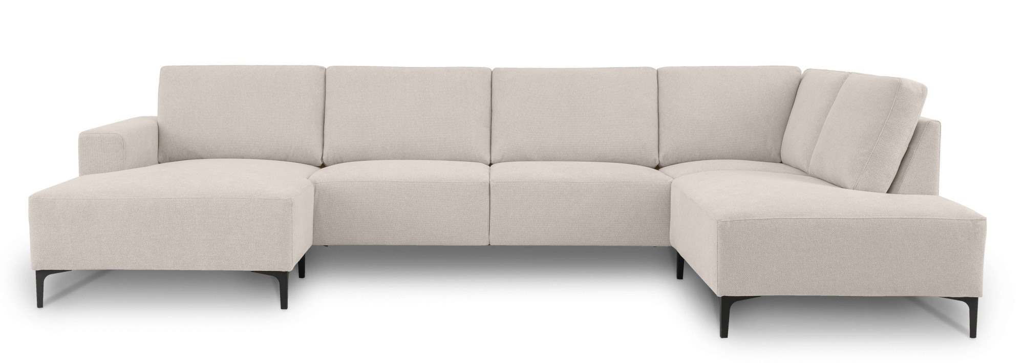 Home affaire Wohnlandschaft »Tournon U-Form, XXL Sofa, Breite 333 cm, Webst günstig online kaufen
