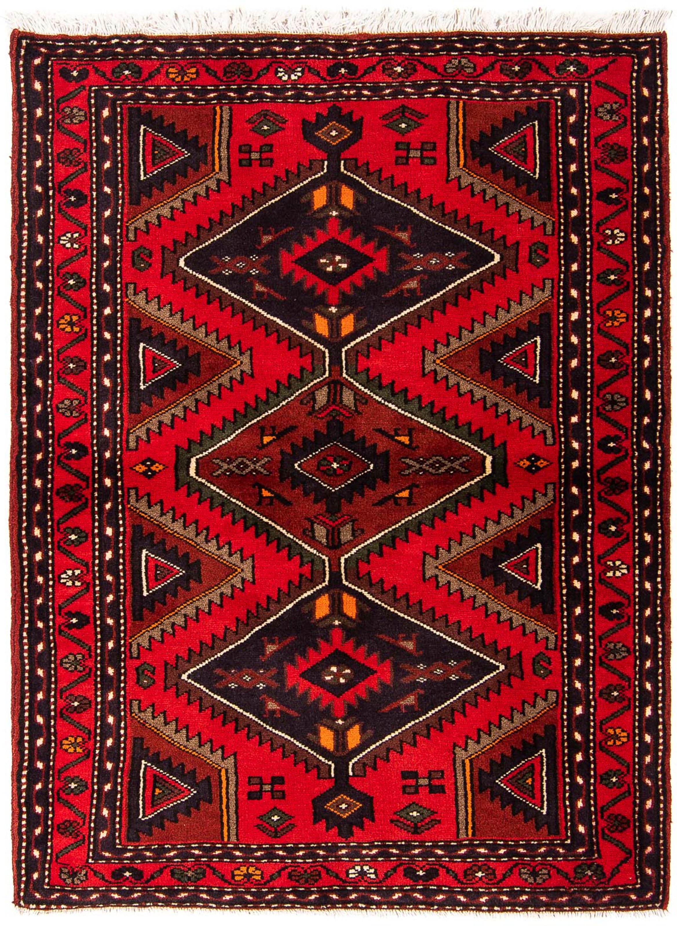 morgenland Orientteppich »Perser - Nomadic - 151 x 106 cm - dunkelrot«, rec günstig online kaufen