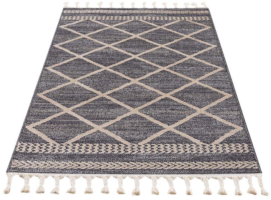 Carpet City Teppich »Art 2645«, rechteckig, 7 mm Höhe, Kurzflor, mit Kettfä günstig online kaufen