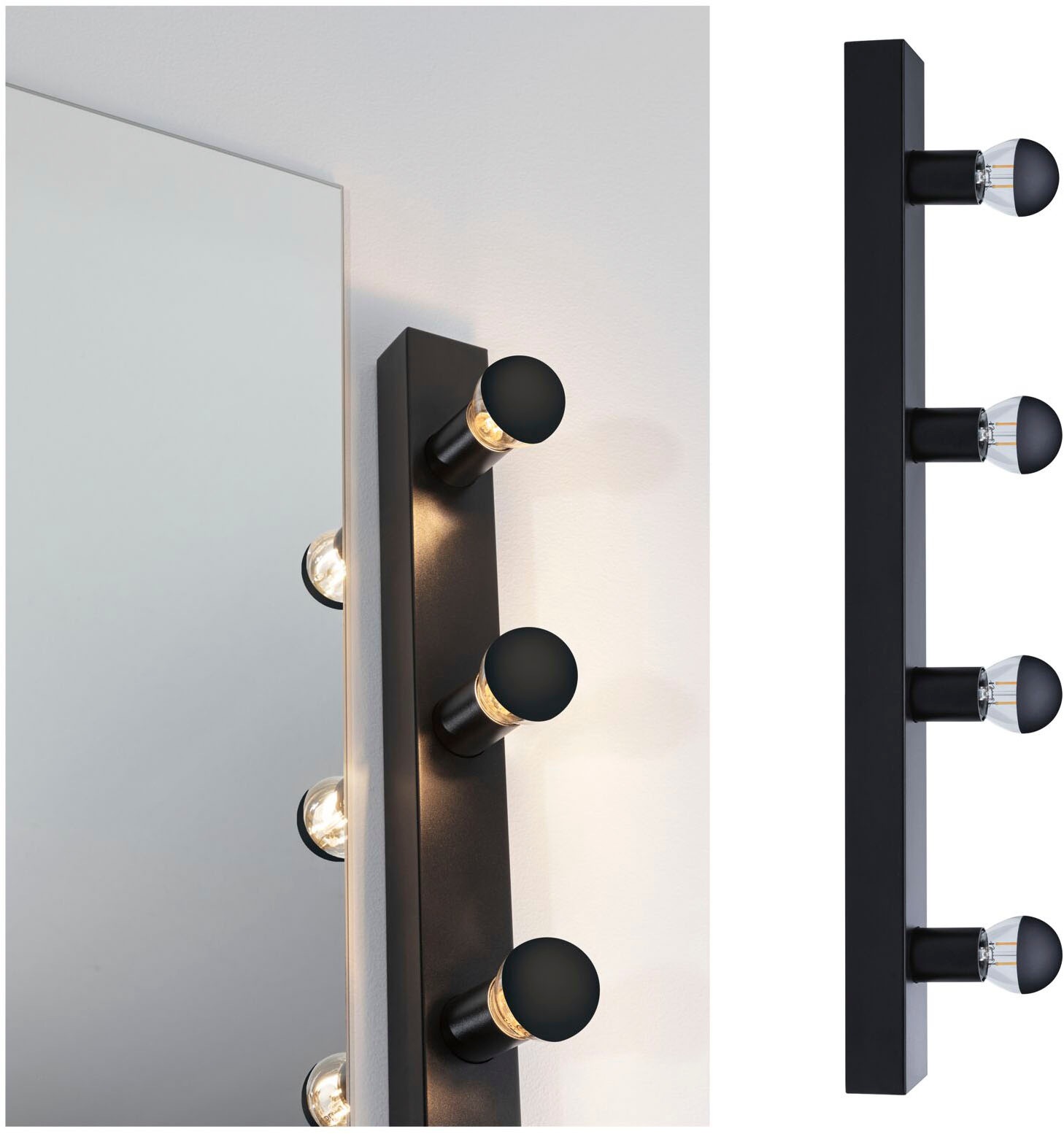 Paulmann Spiegelleuchte »Spiegelleuchte IP44 E14 230V dimmbar«, 4 flammig, günstig online kaufen