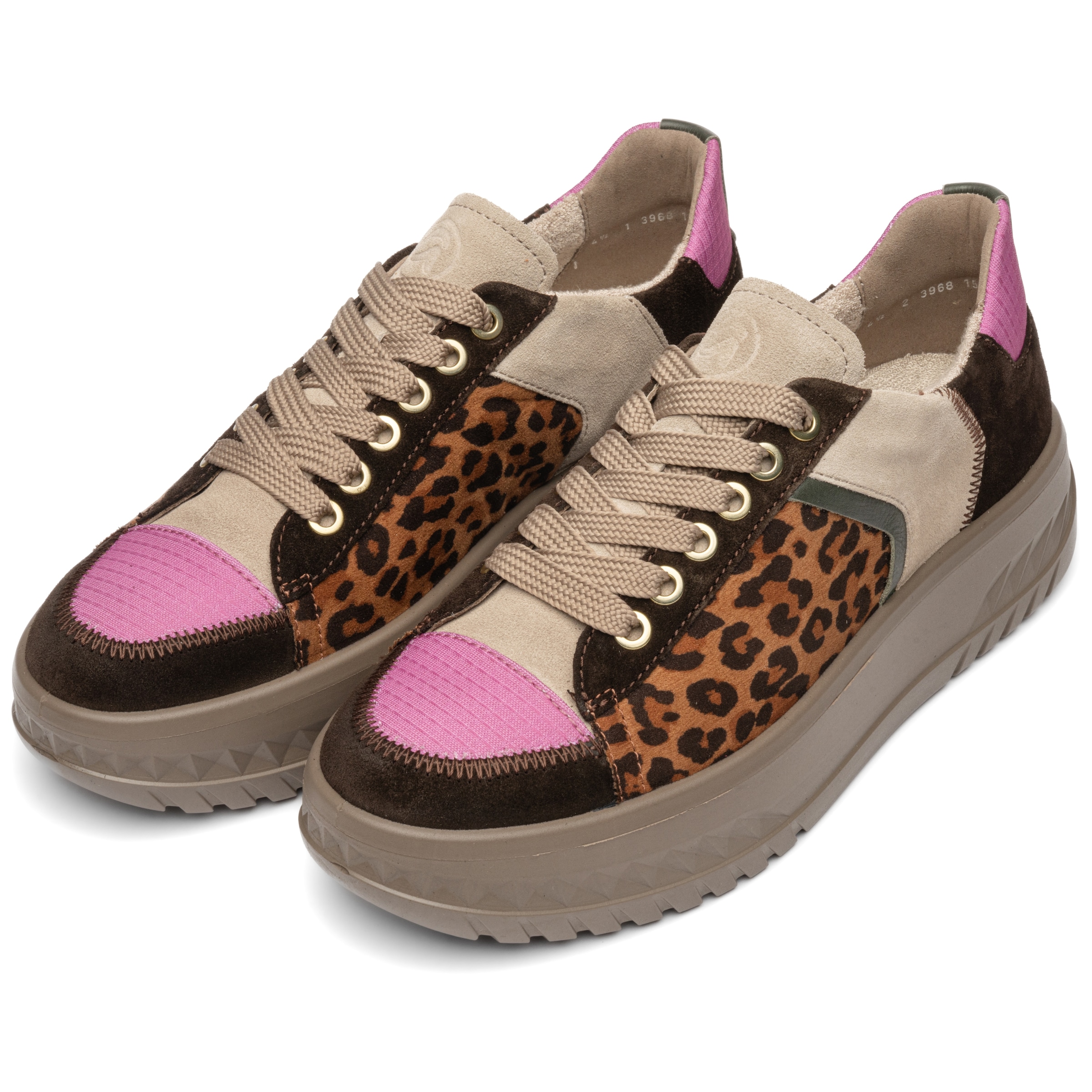 Ara Plateausneaker »MONACO«  Freizeitschuh, Halbschuh, Schnürschuh mit Besätzen, H-Weite