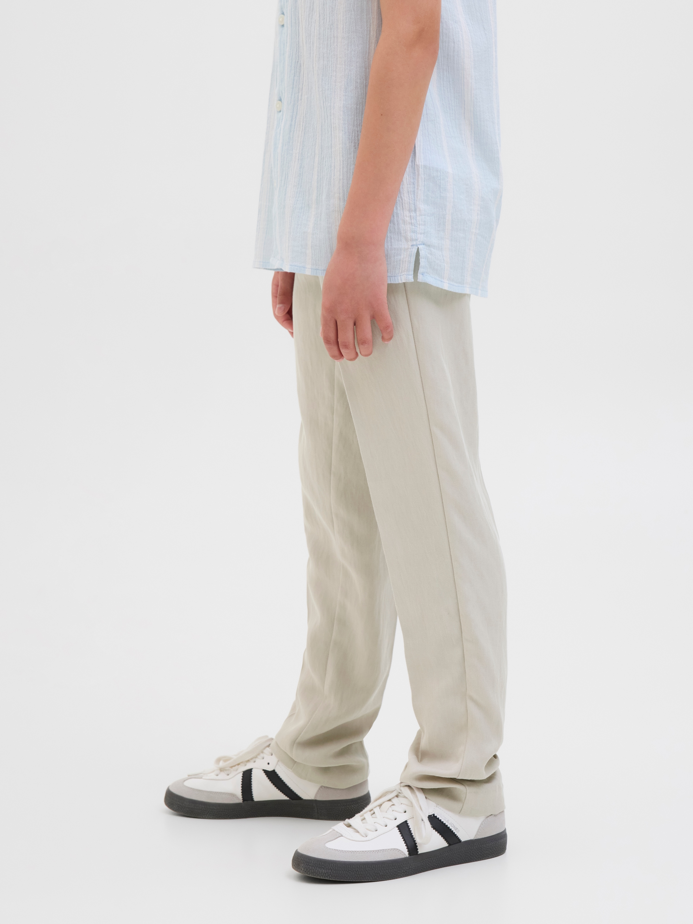 Jack & Jones Junior Chinos »JPSTKARL SKYE JOGGER JNR«  Materialmix, loose fit