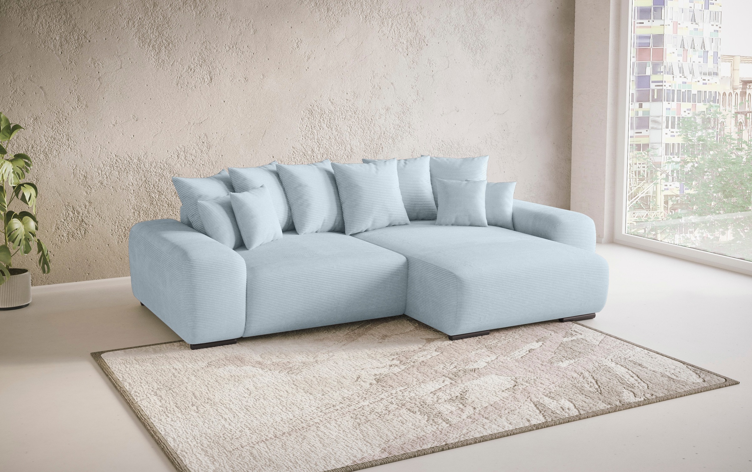 Mr. Couch Ecksofa »Sundance II, L-Form«, mit DuraSpring-Taschenfederkern bis 140 kg belastbar