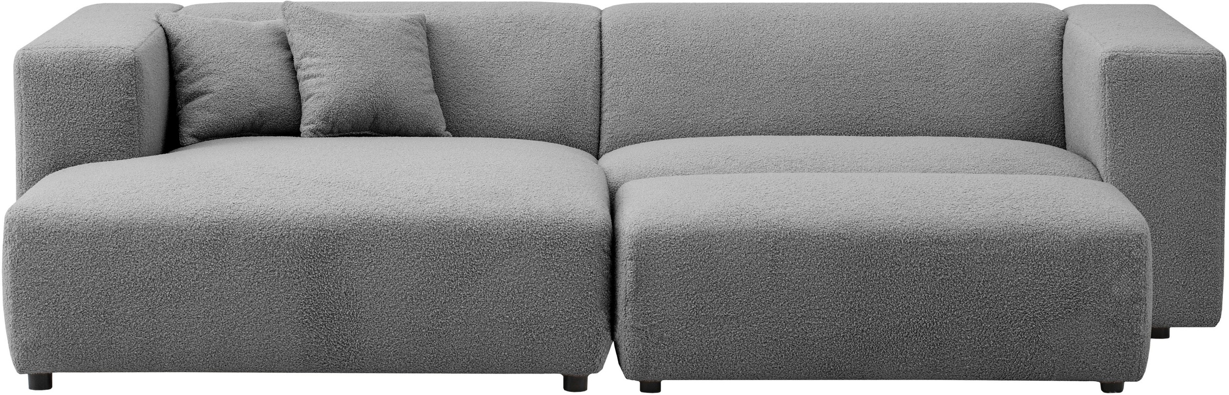 andas Polsterecke »BAKELS, Ecksofa-Set mit Hocker, L-Form mit Schlaffunktio günstig online kaufen
