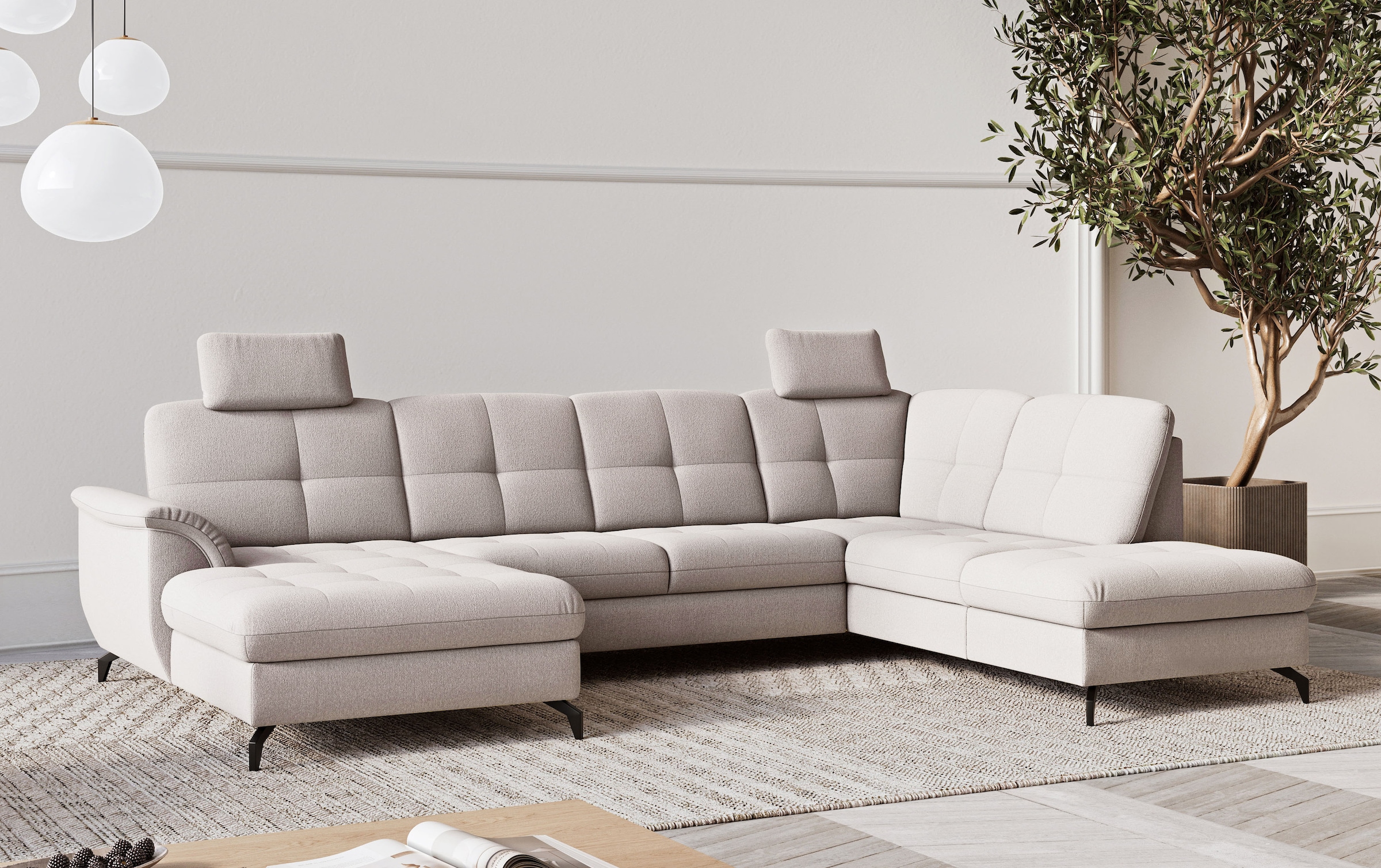 sit&more Wohnlandschaft »Zora« wahlweise mit Bettfunktion und Bettkasten günstig online kaufen