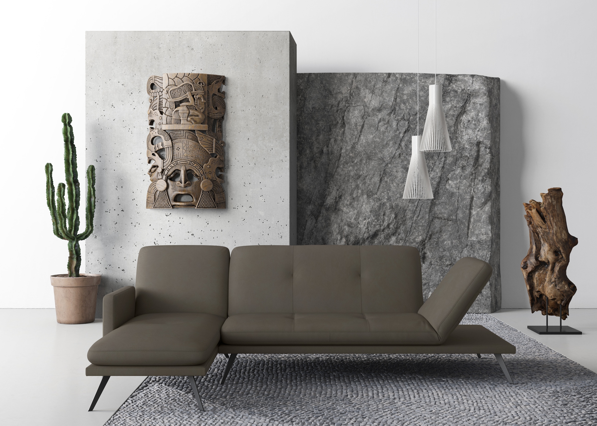 machalke® Ecksofa »butterfly, L-Form«