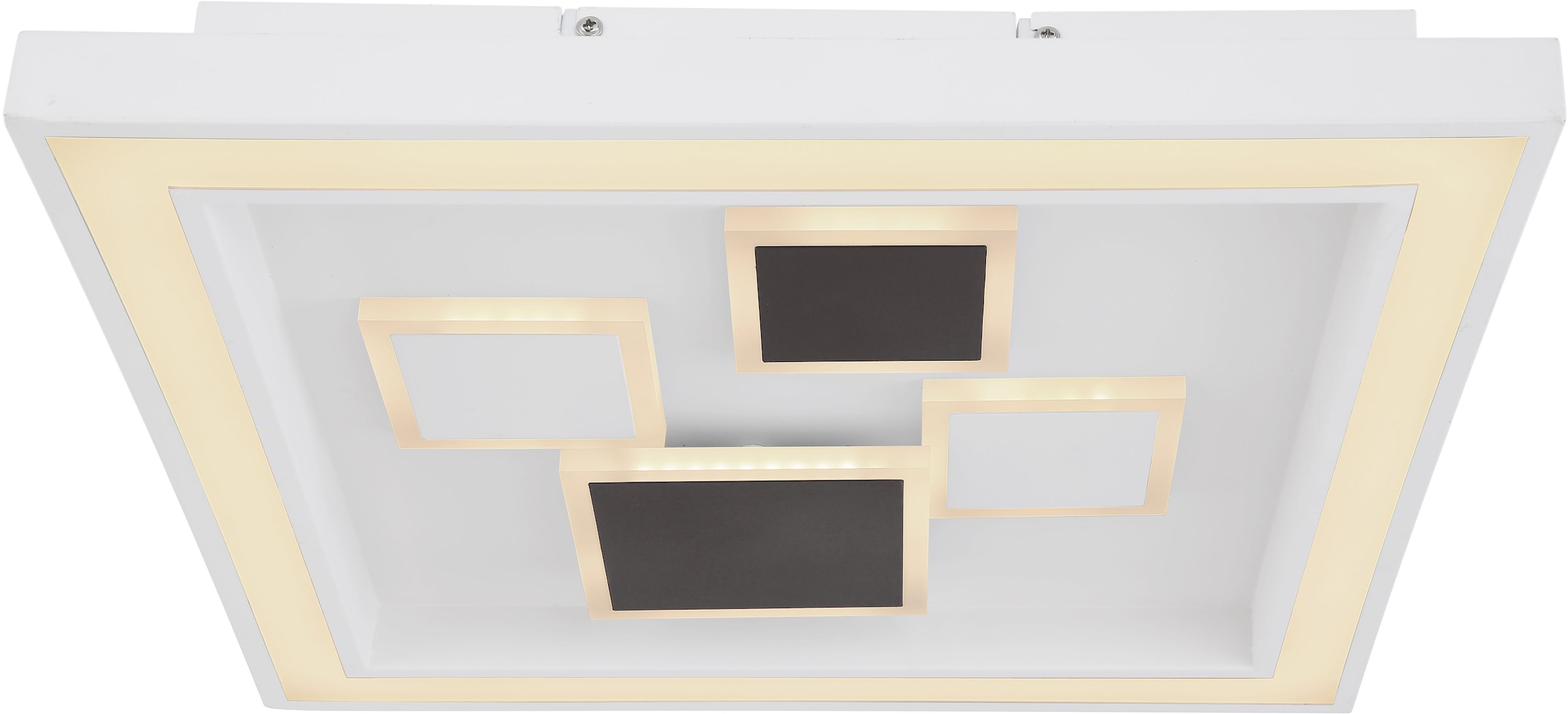 GLOBO LIGHTING LED Deckenleuchte »NOLO«, Leuchtmittel LED-Modul | LED fest integriert, Deckenlampe/Farben: rot-grün-blau/Wohnzimmer/Schlafzimmer