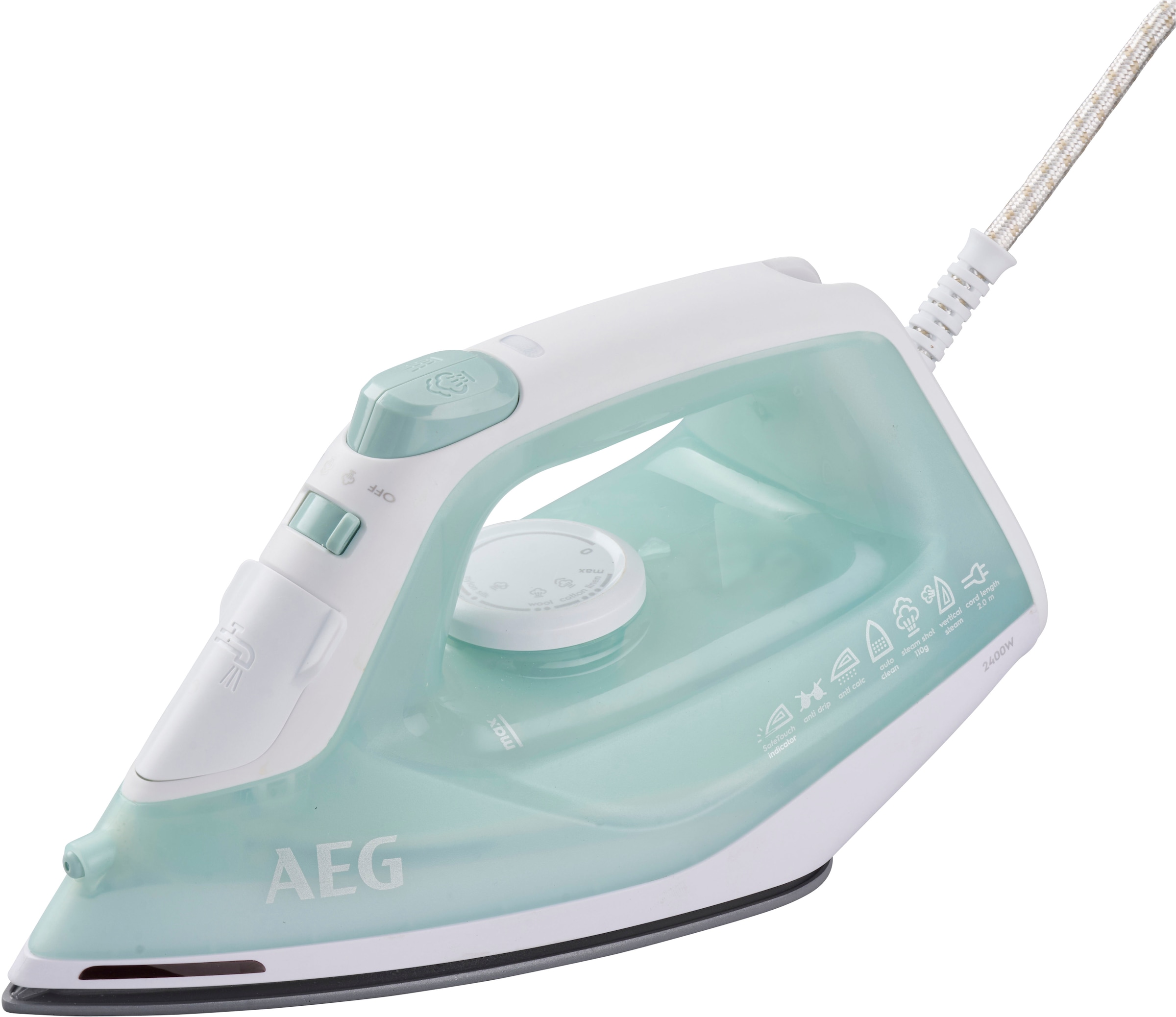 AEG Dampfbügeleisen »EasyLine DB 1740LG« 2400 W Filtration mit Anti-Kalk-Pa günstig online kaufen
