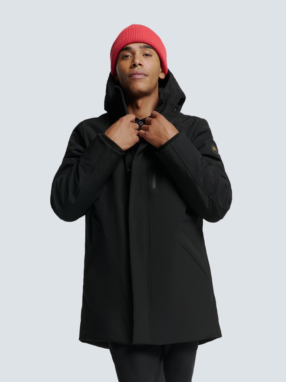 NO EXCESS Parka »No Excess Softshell-Jacke mit Kapuze«