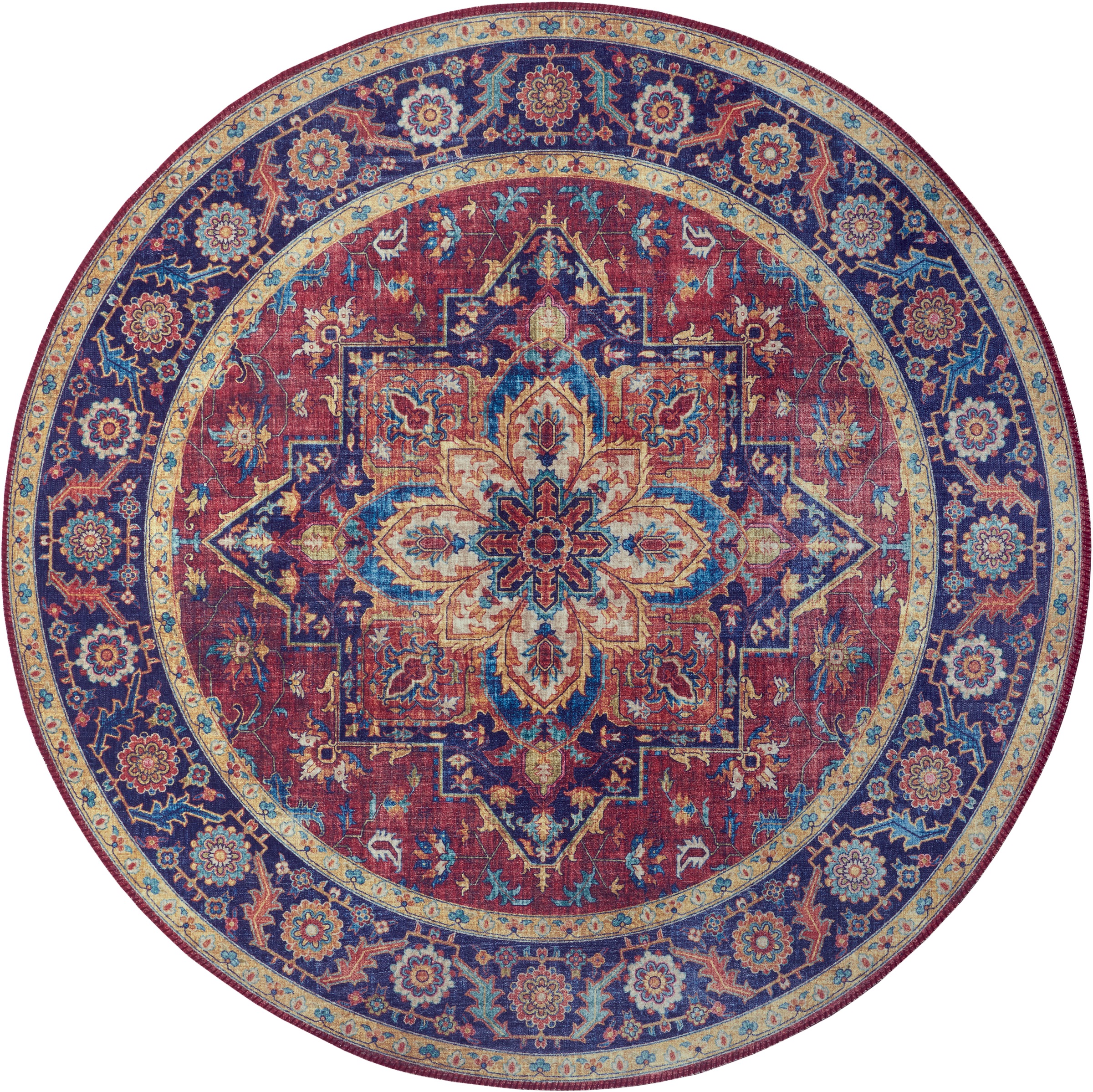 HANSE Home Teppich »Anthea« rund 5 mm Höhe Orientalisch, Orient, Vintage, Wohnzimmer, Schlafzimmer, Esszimmer