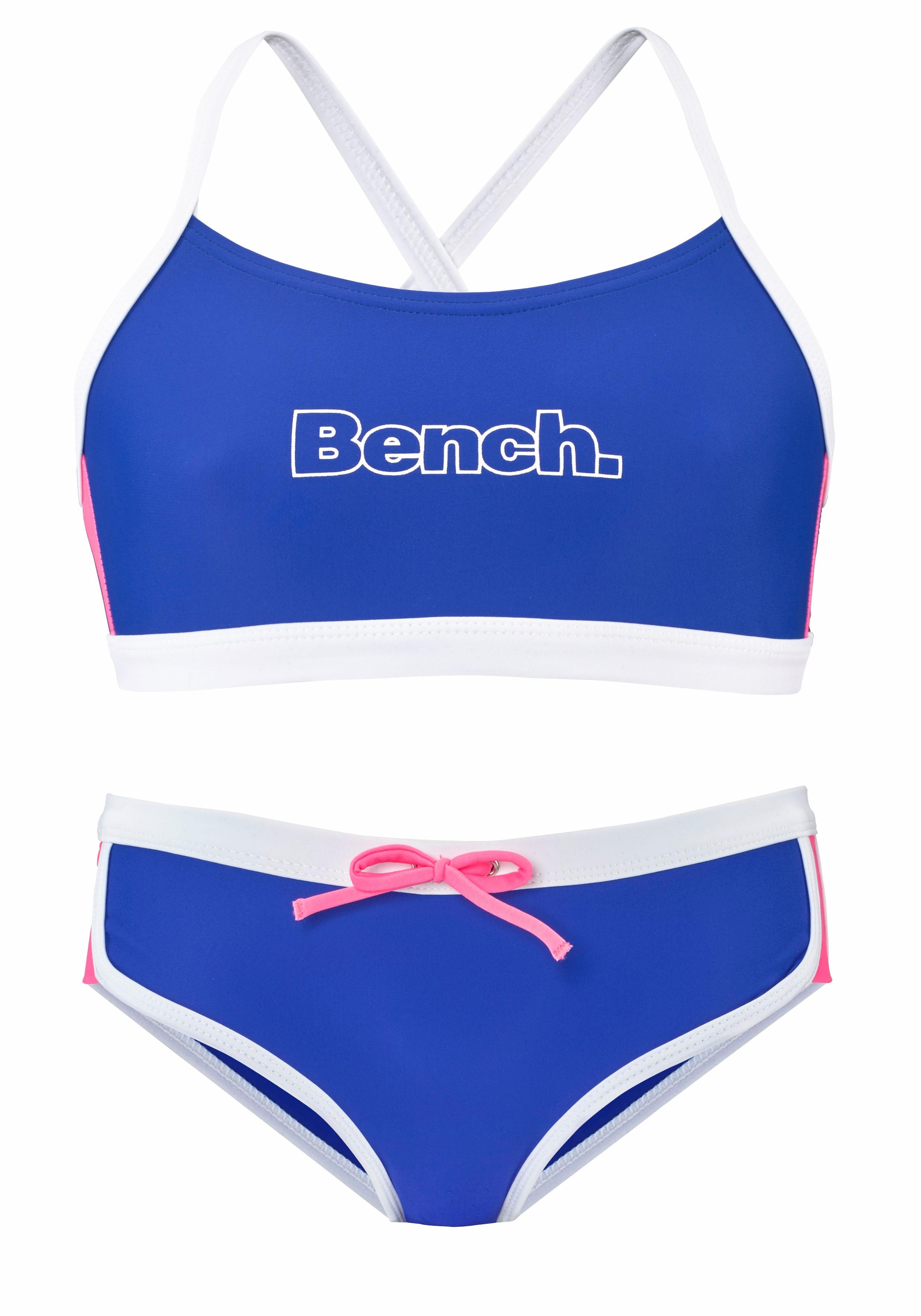 Bench. Bustier-Bikini, mit Kontrastdetails