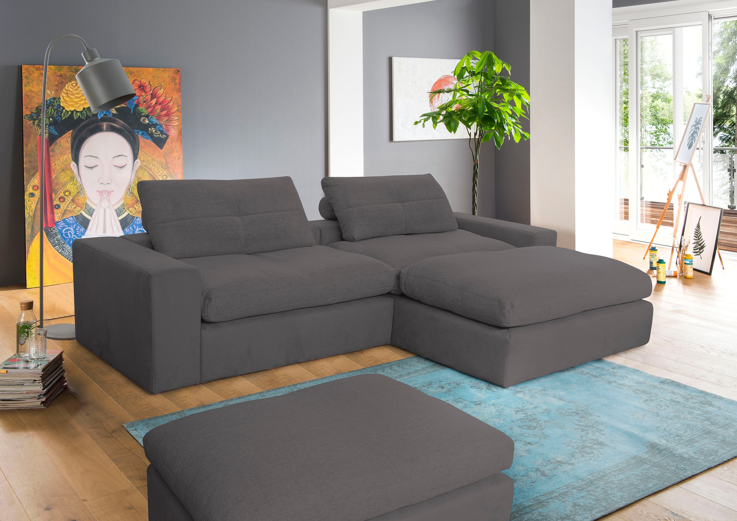 alina Hocker »Sandy« 122 cm breit und 122 cm tief günstig online kaufen