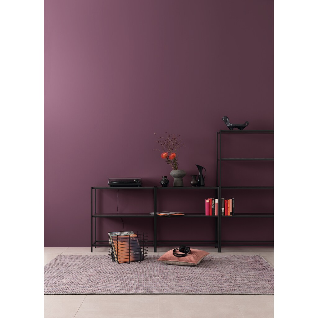 SCHÖNER WOHNEN-Kollektion Wand- und Deckenfarbe »Designfarben«, (1), 100 ml, Stilvolles Opalviolett Nr. 18, hochdeckende Premium-Wandfarbe