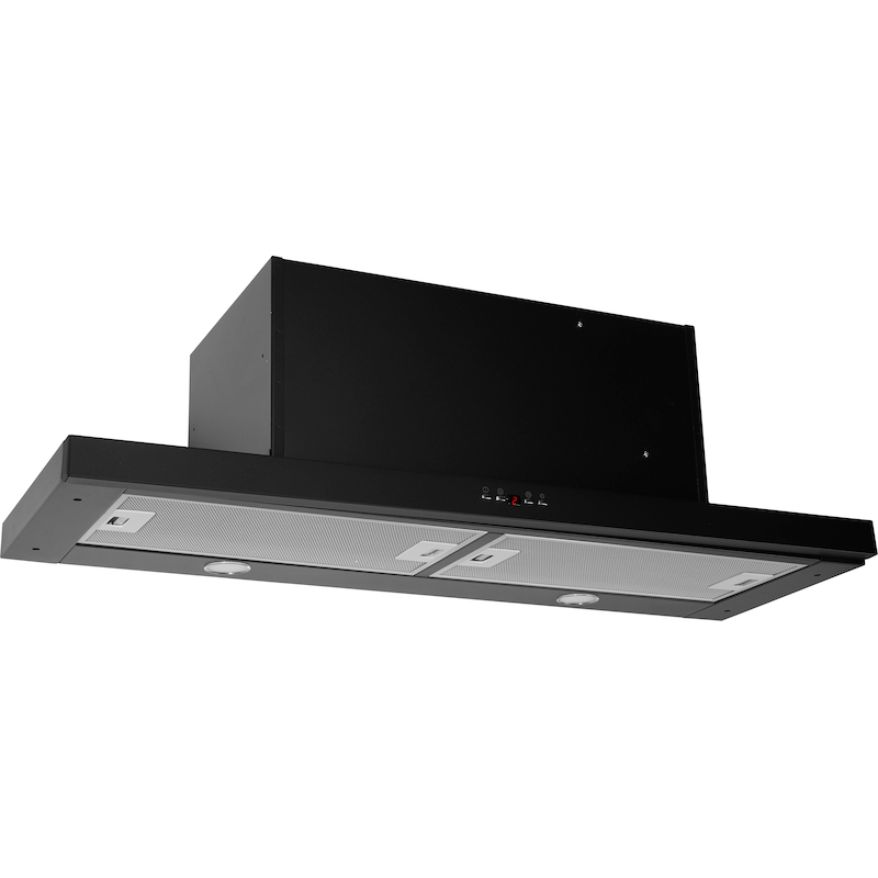 AMICA Flachschirmhaube »FH 694 620 S« Leitet Kochdunst wahlweise nach außen oder gefiltert in den Raum. schwarz LCD Display Rot