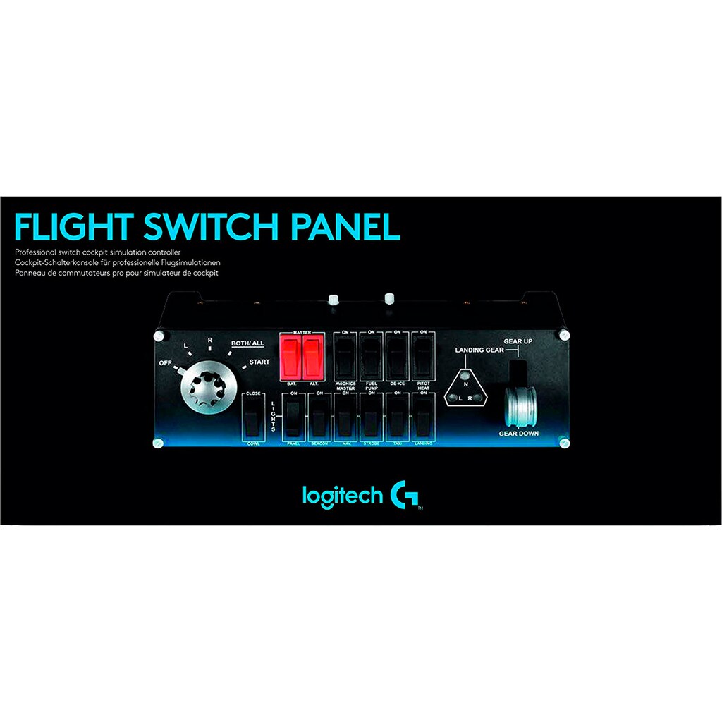 Logitech G Gaming-Adapter »Logitech G Saitek Pro Flight Switch Panel«, 1,8 cm