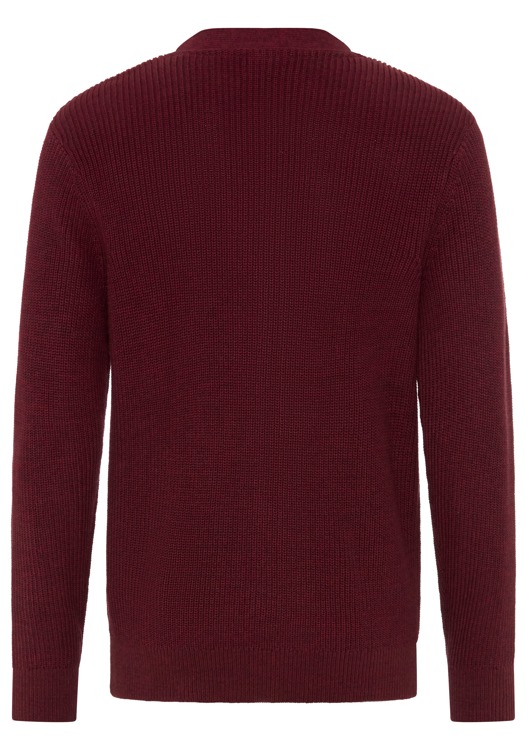 Man's World Strickjacke »Neue Kollektion! Highlight Rippenqualität« Regular fit, mit melierter Optik, mit Knopfleiste, Langarm