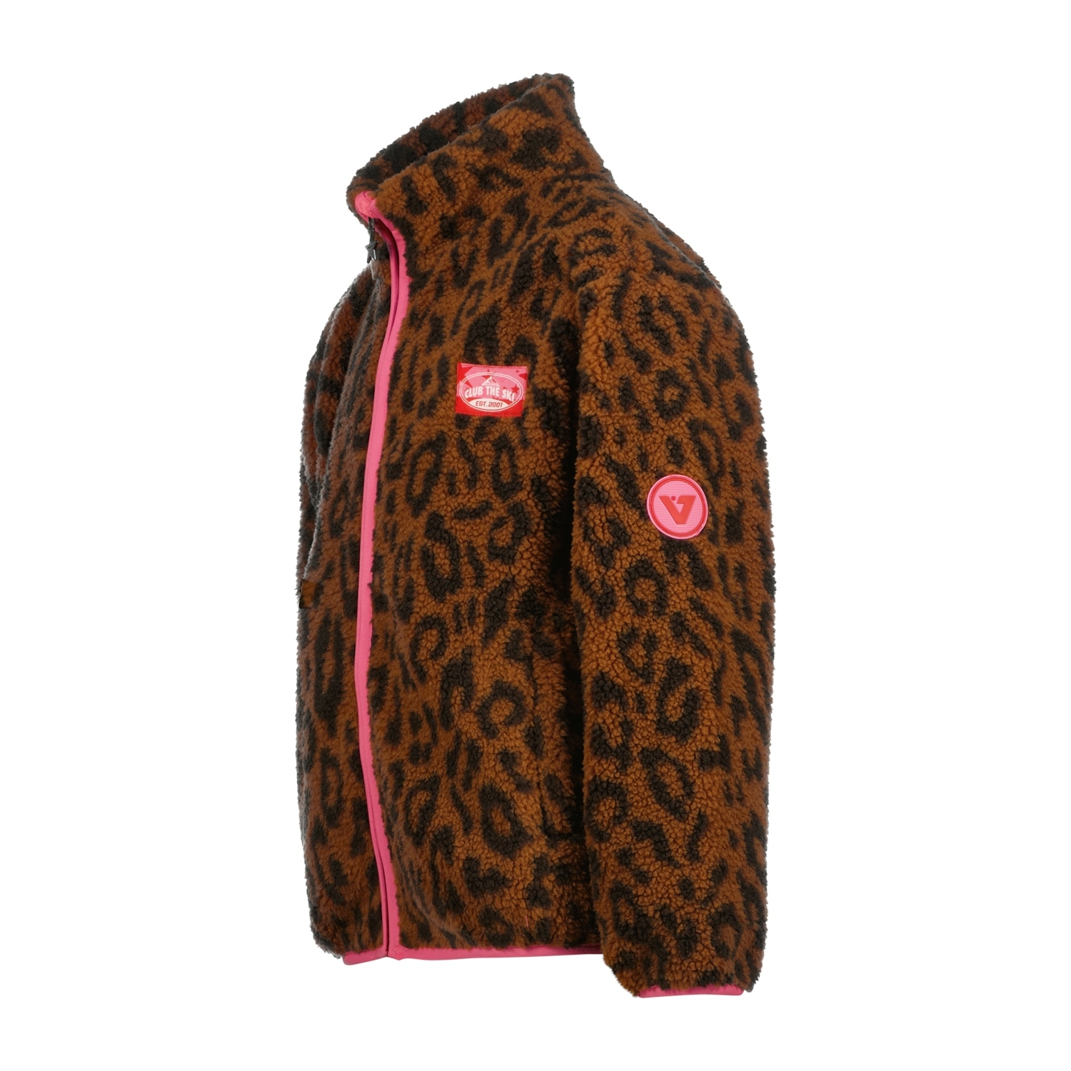 Vingino Fleecejacke »Tarly« modisch bedruckt, Stehkragen