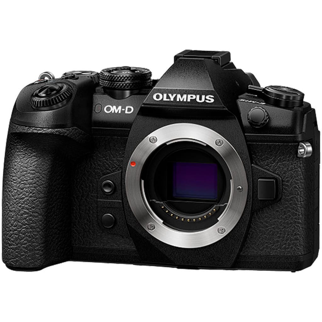 Olympus Systemkamera »E-M1II Body + M.Zuiko ED 12-45mm PRO«, Flash FL-LM3, BLH-1, BCH-1, USB Cable CB-USB11, Cable holder CC-1