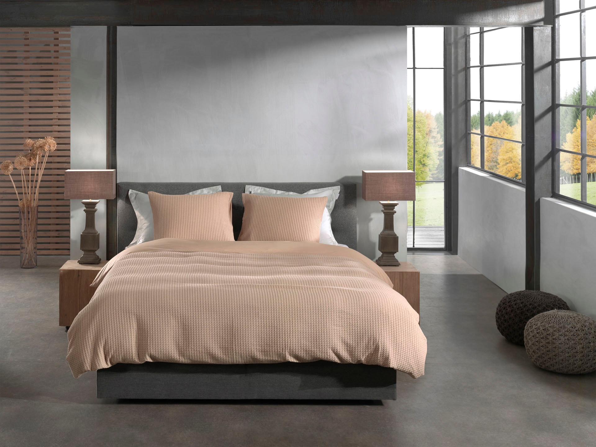 Heckett & Lane Wendebettwäsche »Vafala« 2 Stk. tlg. Waffelmuster,100% Baumw günstig online kaufen