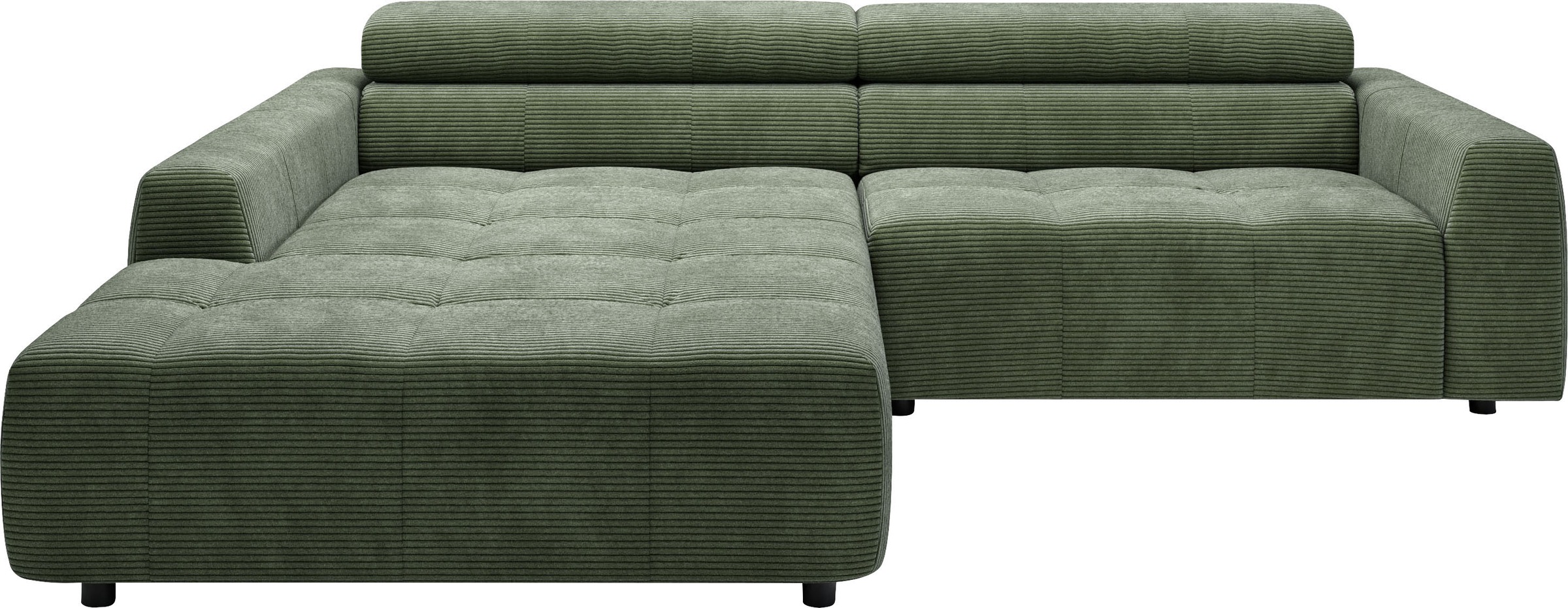 3C Candy Ecksofa »Denver auch mit Cord- und Easy care-Bezug, Kopfteilverste günstig online kaufen