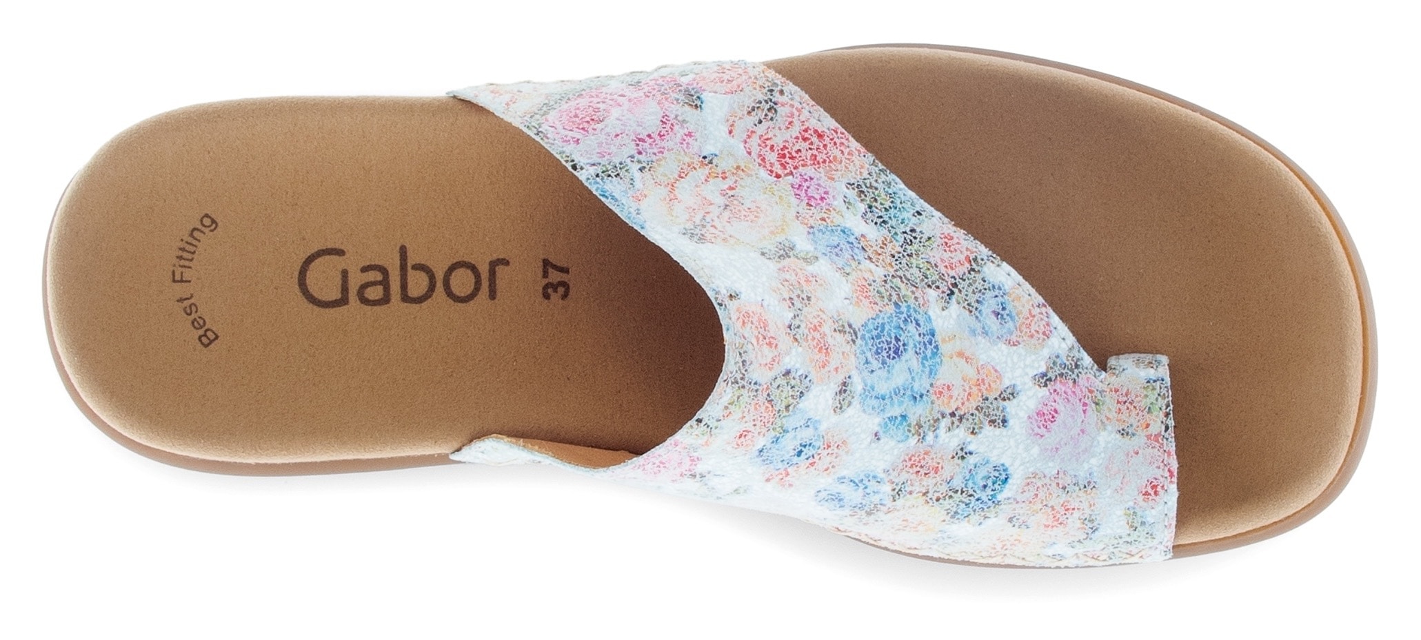 Gabor Dianette, Keilabsatz, Sommerschuh, Bequemschuh mit Zehenring