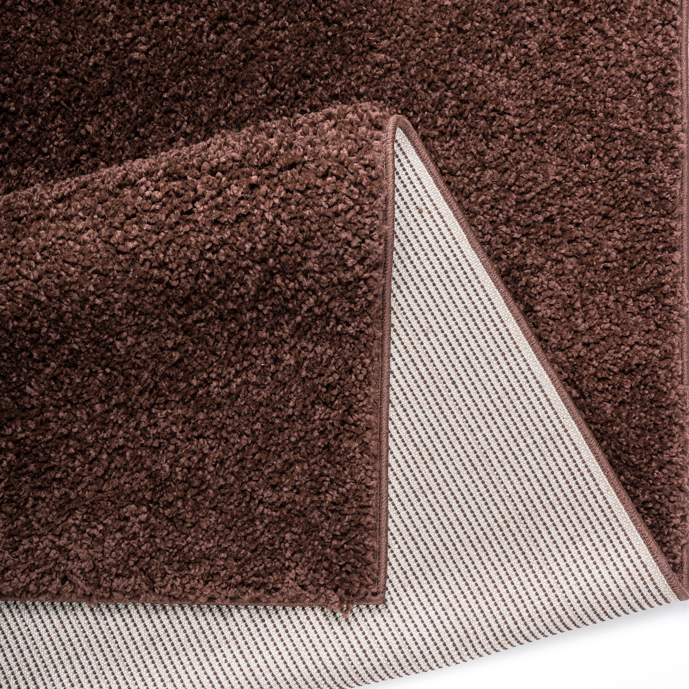Bruno Banani Läufer »Shaggy Soft«, rechteckig, 30 mm Höhe, Läufer, Brücke, gewebt, Uni-Farben, besonders weich