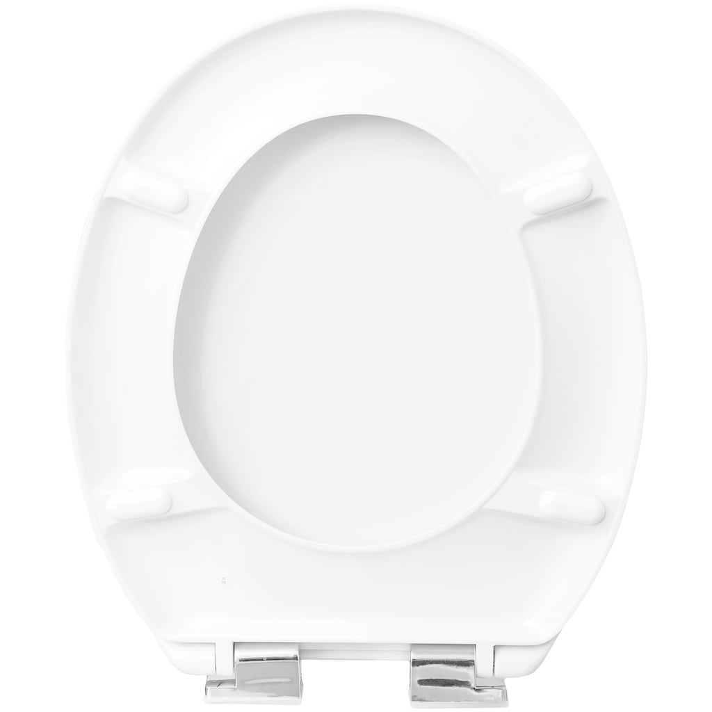 CORNAT WC-Sitz »Klassisch weißer Look - Pflegeleichter Duroplast - Absenkautomatik«