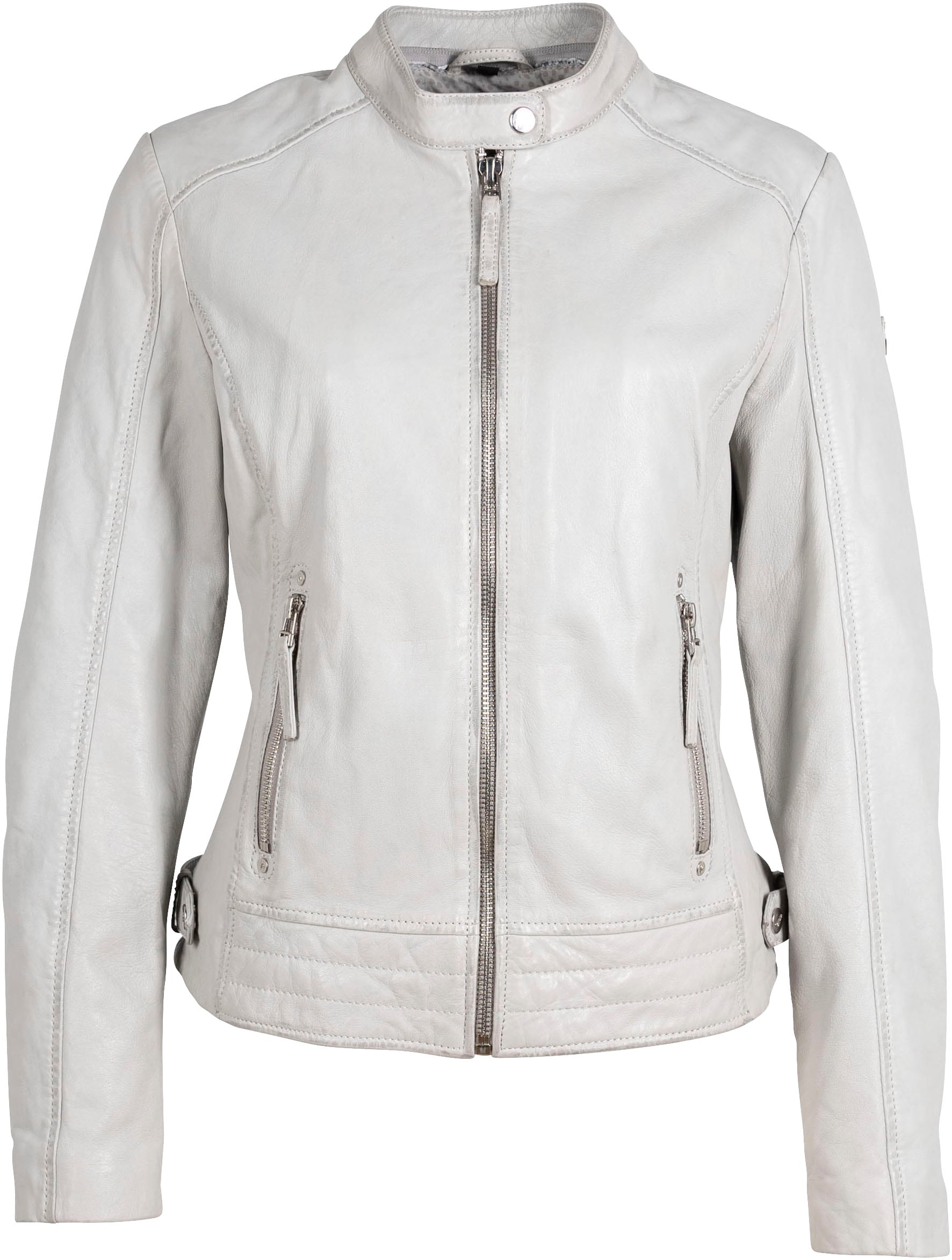 Mauritius Lederjacke »MWFilla«, mit kleinem Stehkragen