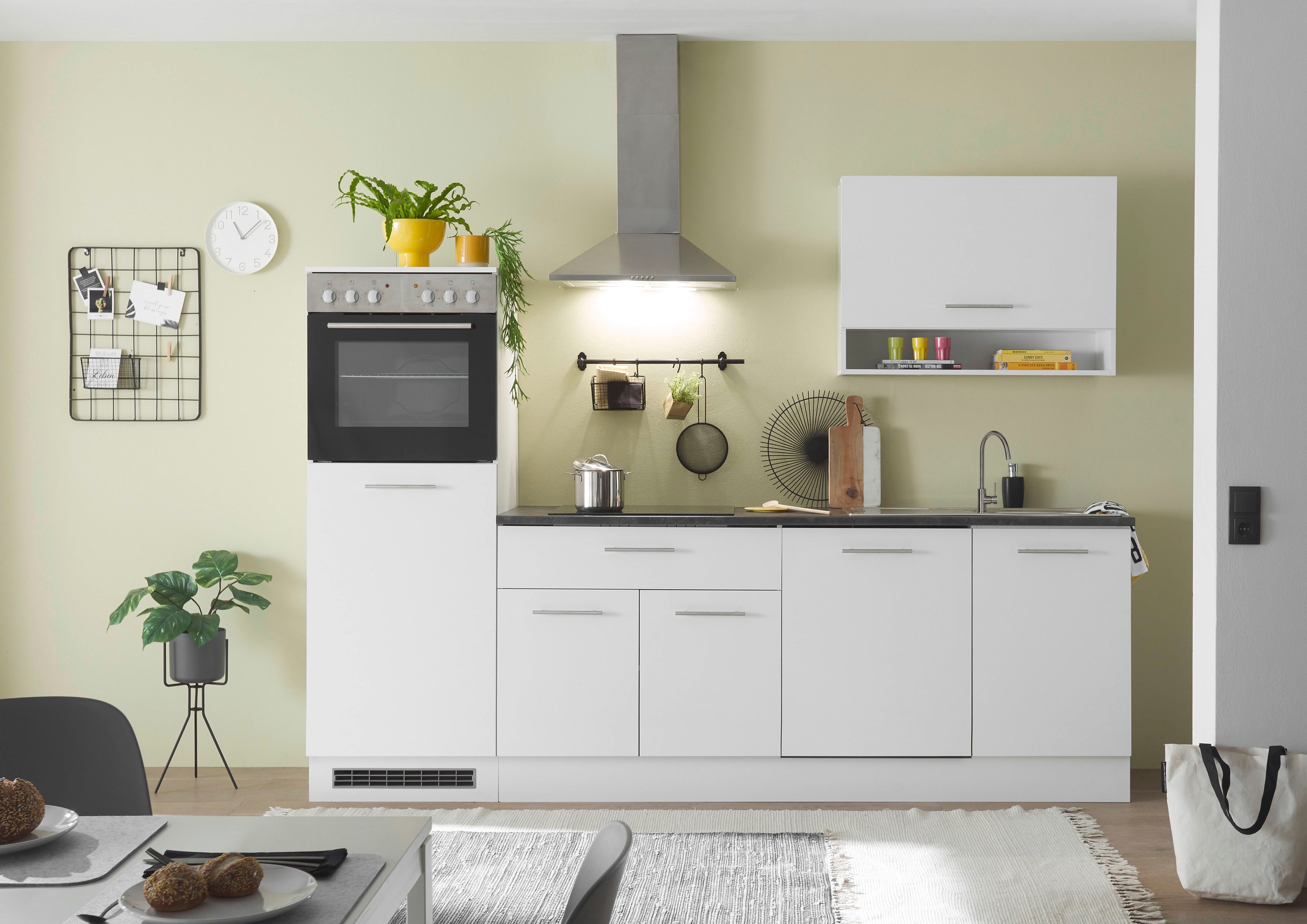 BASIC by Balculina Küchenzeile "Eddi" Breite 260 cm, wahlweise mit E-Geräte günstig online kaufen