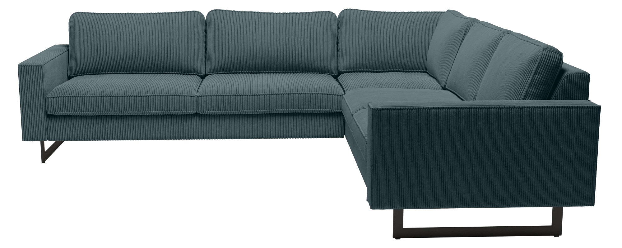 Places of Style Ecksofa "Pinto, 250/290 cm, langer Schenkel, XXL, Ottomane" günstig online kaufen