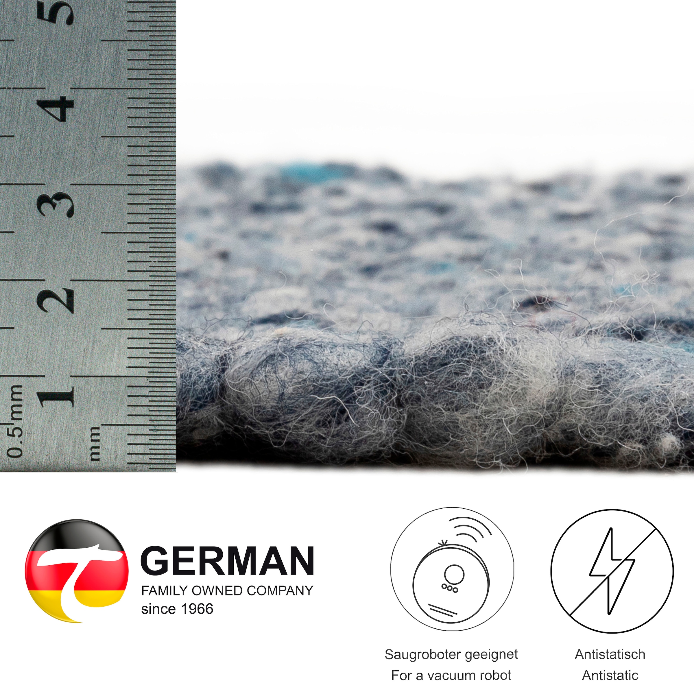 THEKO Wollteppich »Alm Freude« rechteckig 12 mm Höhe Handweb Teppich, reine Wolle, meliert, handgewebt, Wendeteppich