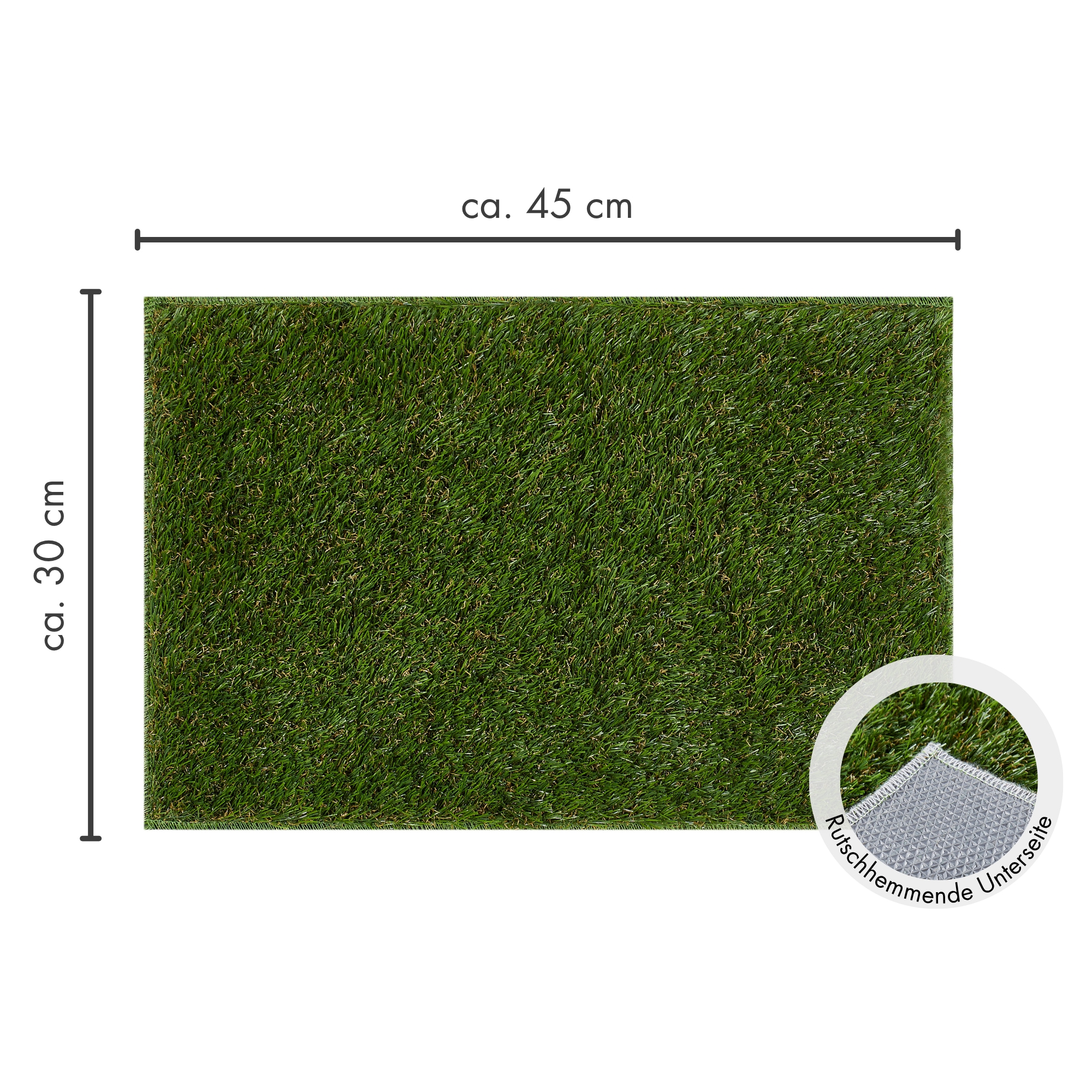Andiamo Platzset »Kuba, Tischdeko« 30/45 cm, Kunstrasen, natürliche Optik, waschbar, Osterdeko