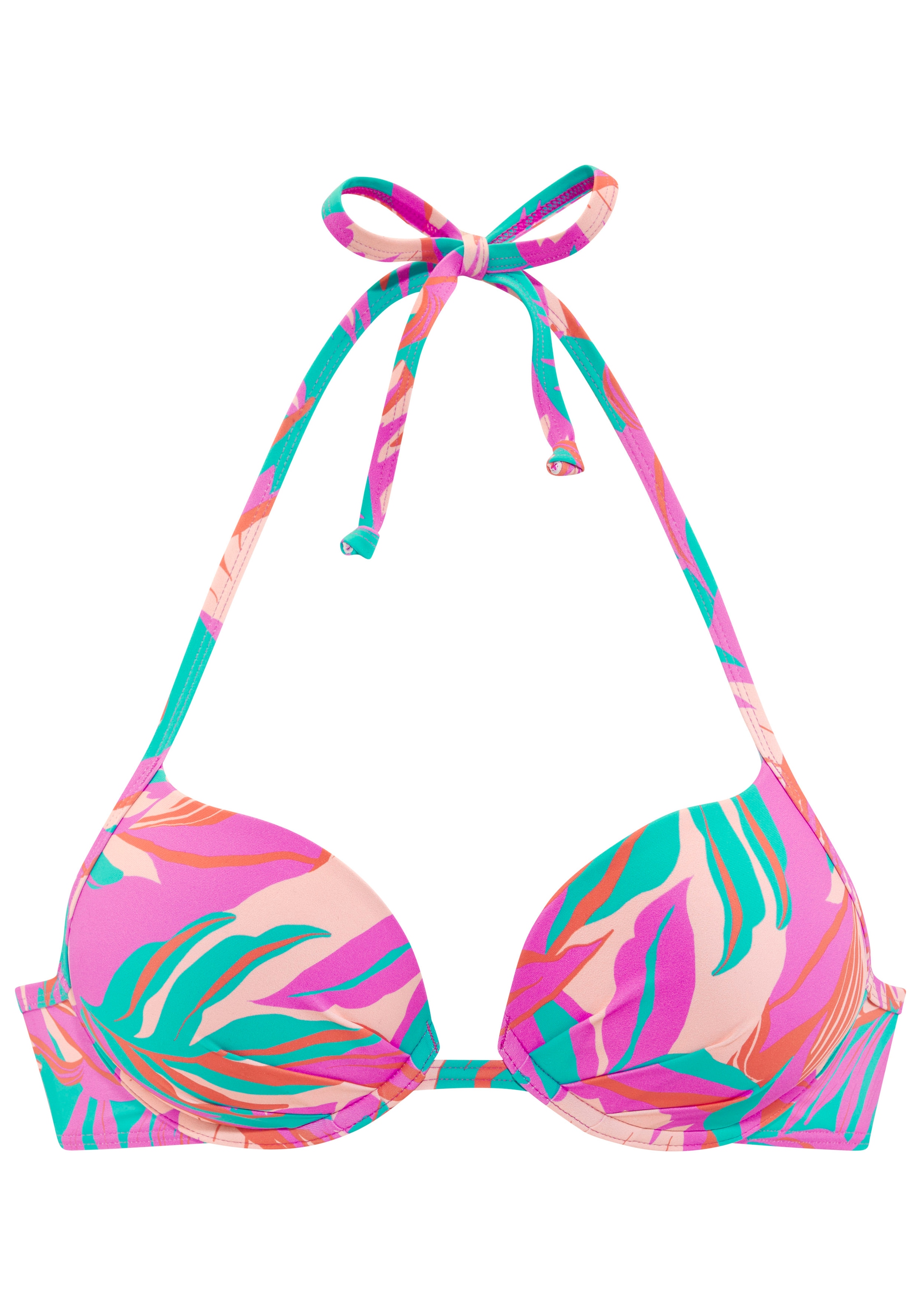 Sunseeker Push-Up-Bikini-Top »Minka« mit tropischem Blätterprint