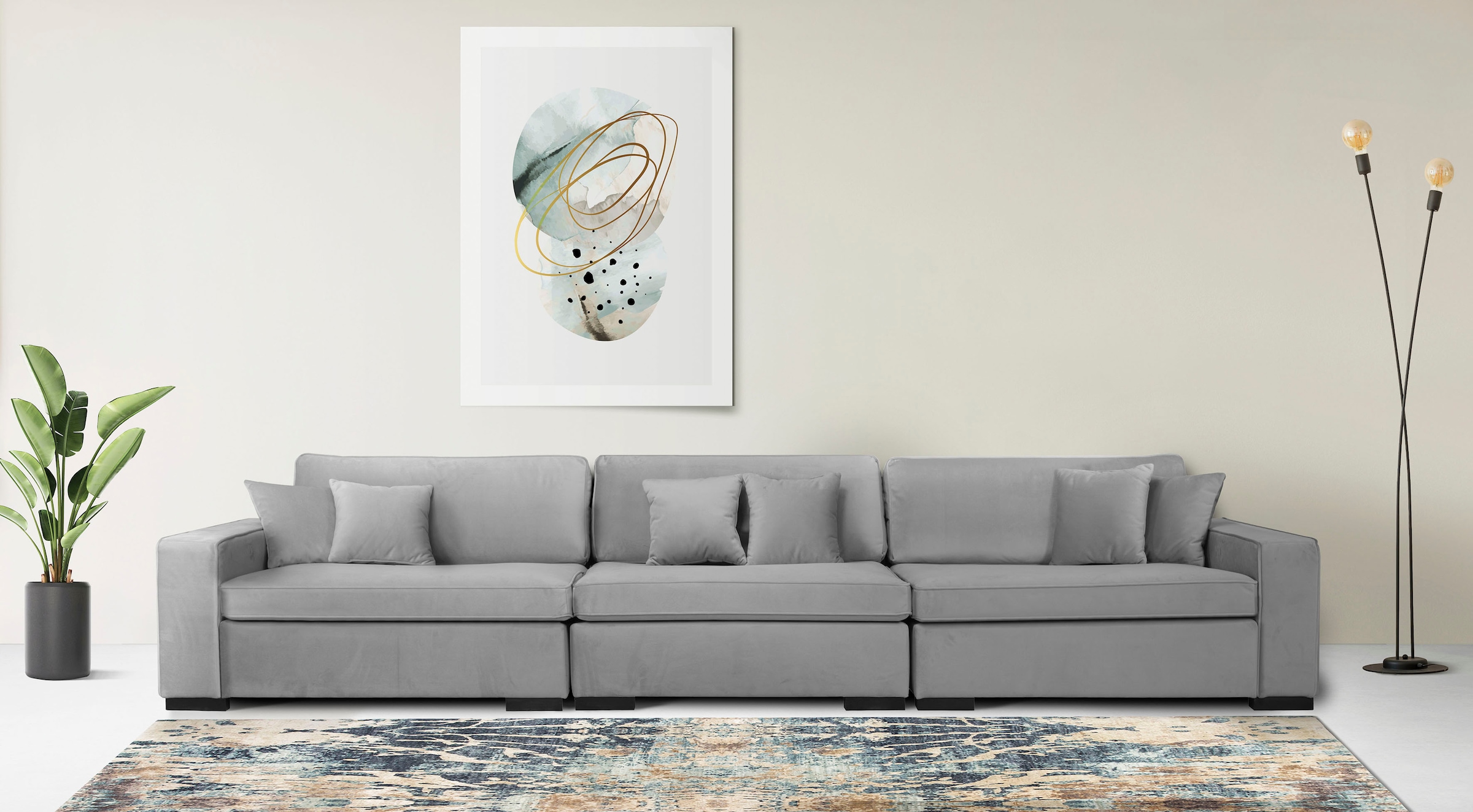 Guido Maria Kretschmer Home&Living 3-Sitzer »Skara«, Lounge-Sofa mit Federk günstig online kaufen