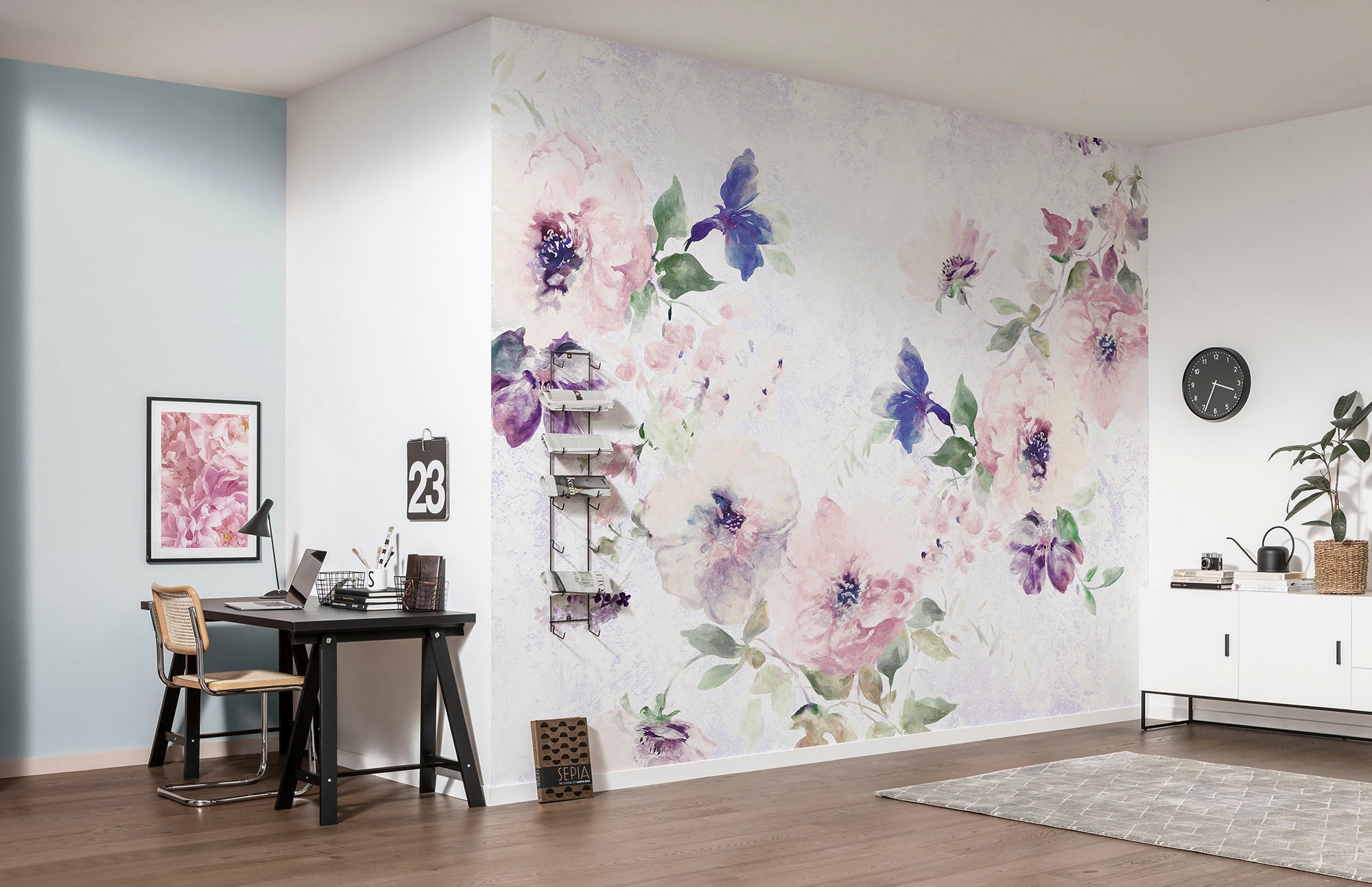 Komar Vliestapete »Digitaldruck Vlies - Poema - Größe 300 x 250 cm«, bedruckt, Wohnzimmer, Schlafzimmer