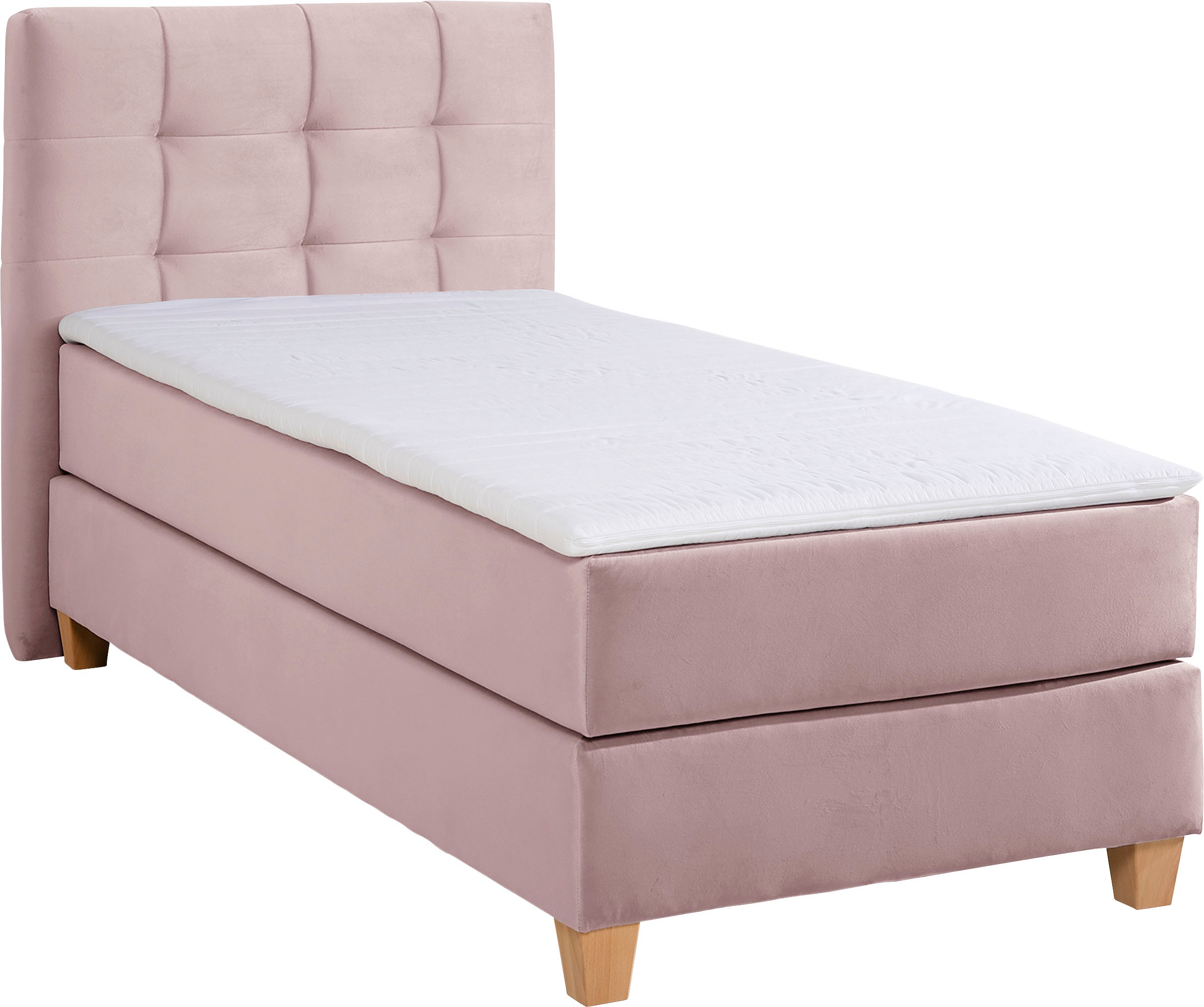 Home affaire Boxspringbett "Moulay" inkl. Topper, in 3 Härtegraden, TFK auc günstig online kaufen