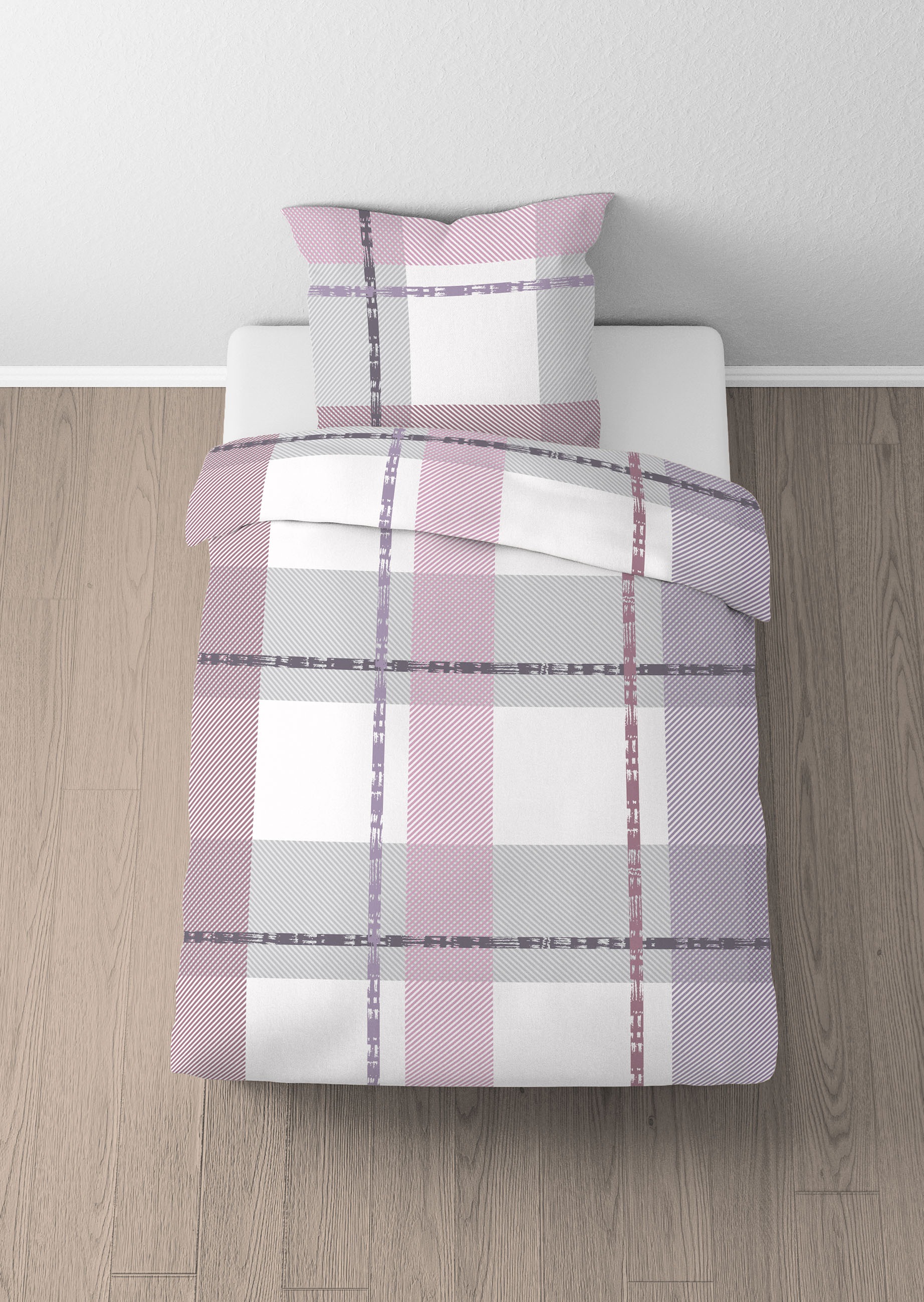 Castell - Markenbettwäsche Bettwäsche »0380746«, Nicki, kuschelig + flausch günstig online kaufen