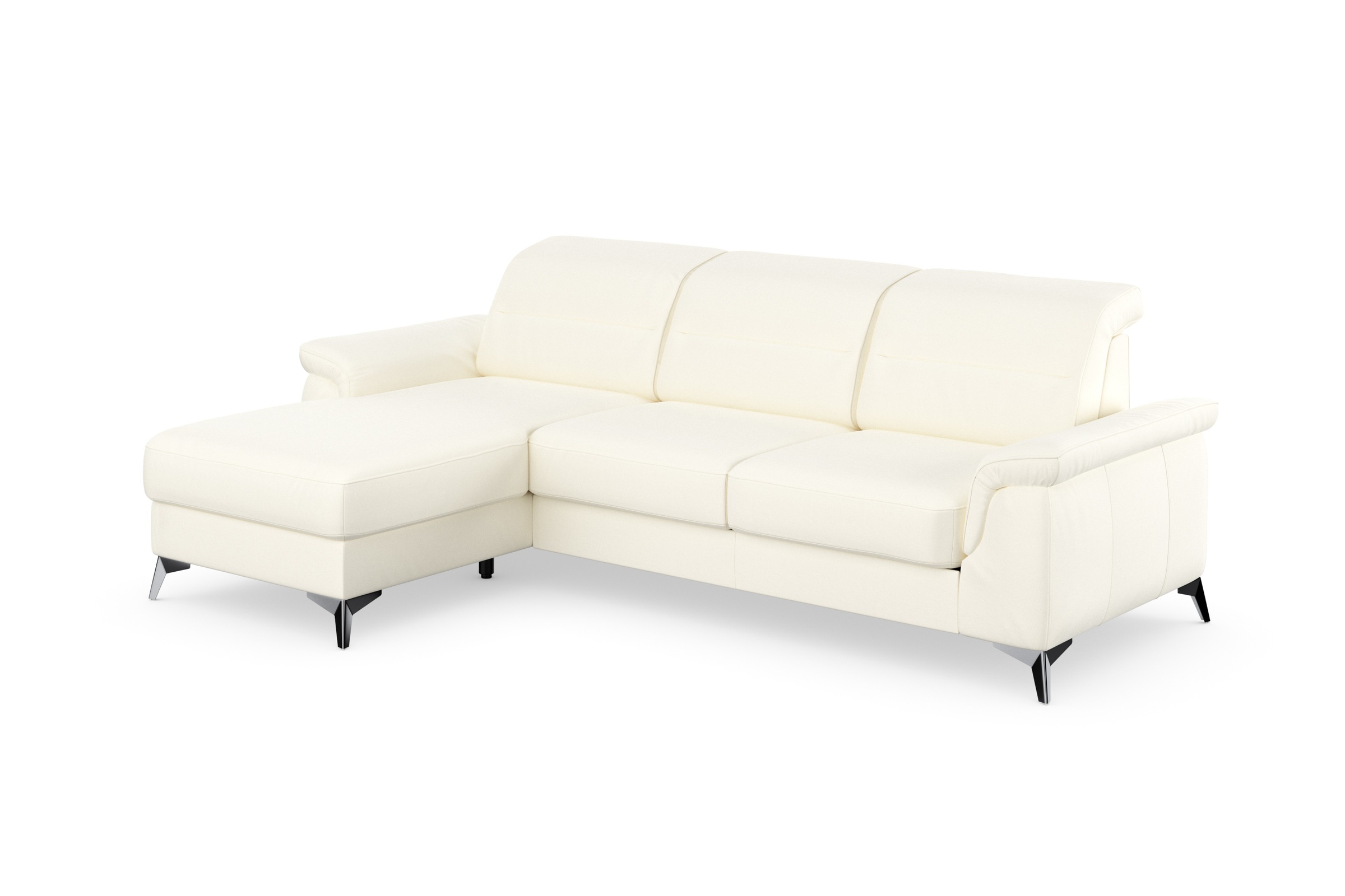 sit&more Ecksofa »Sinatra L-Form«, mit Recamiere, optinal mit Kopfteilverstellung und Armteilfunktion