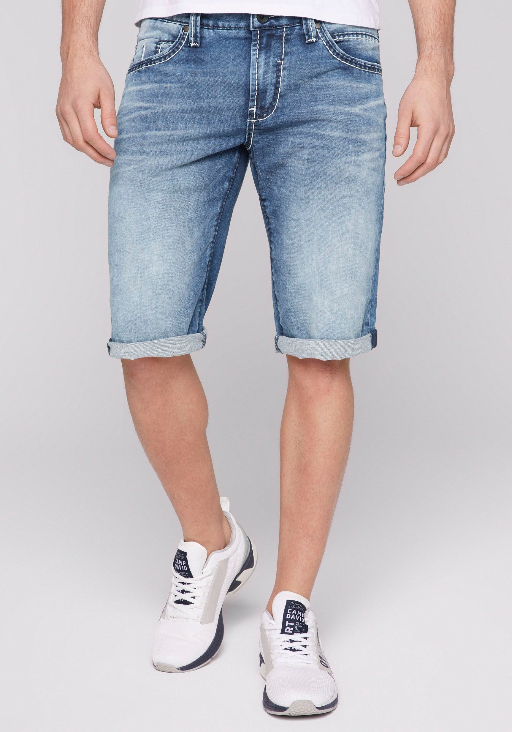 3. Bild von CAMP DAVID Bermudas, mit Turn-Up Saum