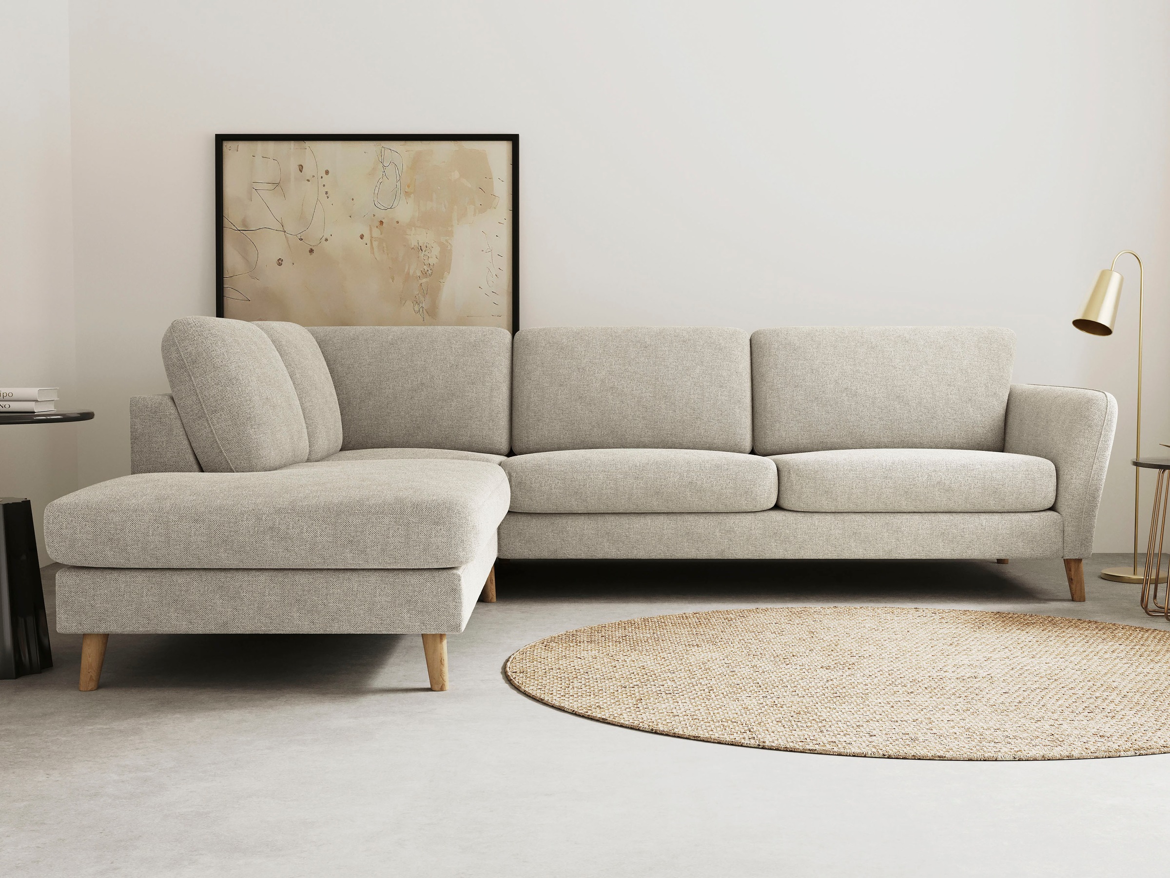 Home affaire Ecksofa »MARSEILLE 278/202 cm, L-Form, Ottom. rechts/links, ve günstig online kaufen