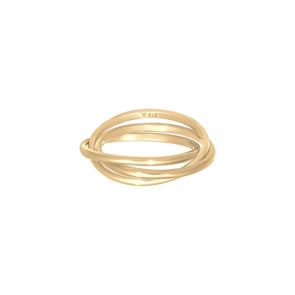 Elli Fingerring »Wickelring Trio Trini Basic 925 Silber«