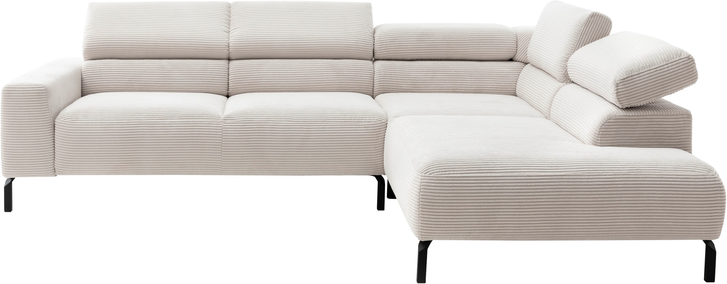 PLACES OF STYLE Ecksofa »Antonelli, L-Form, inkl. Kopfteilverstellung, Brei günstig online kaufen