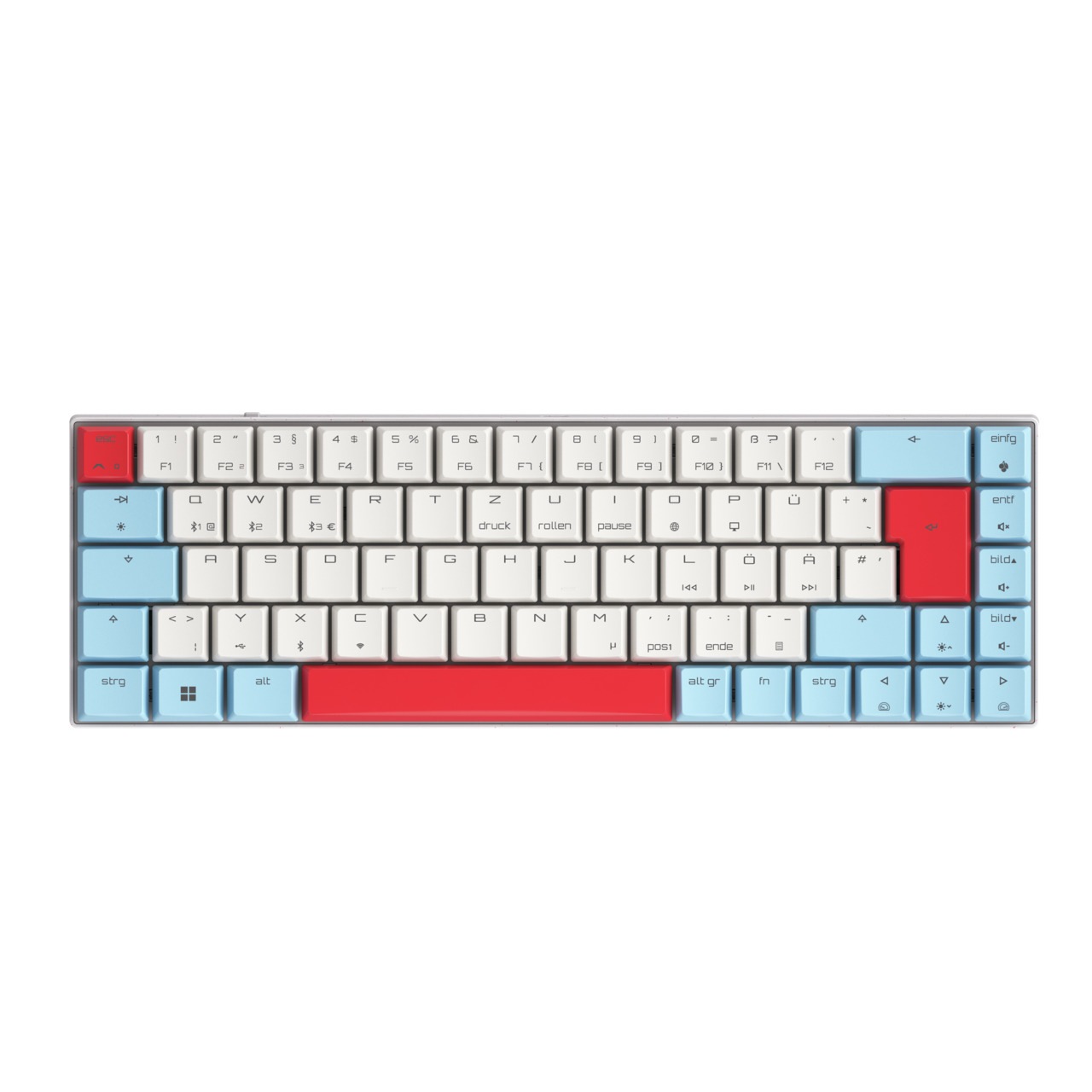 Cherry Gaming-Tastatur »MX-LP 2.1 Compact Wireless«, MX Low Profile Technologie