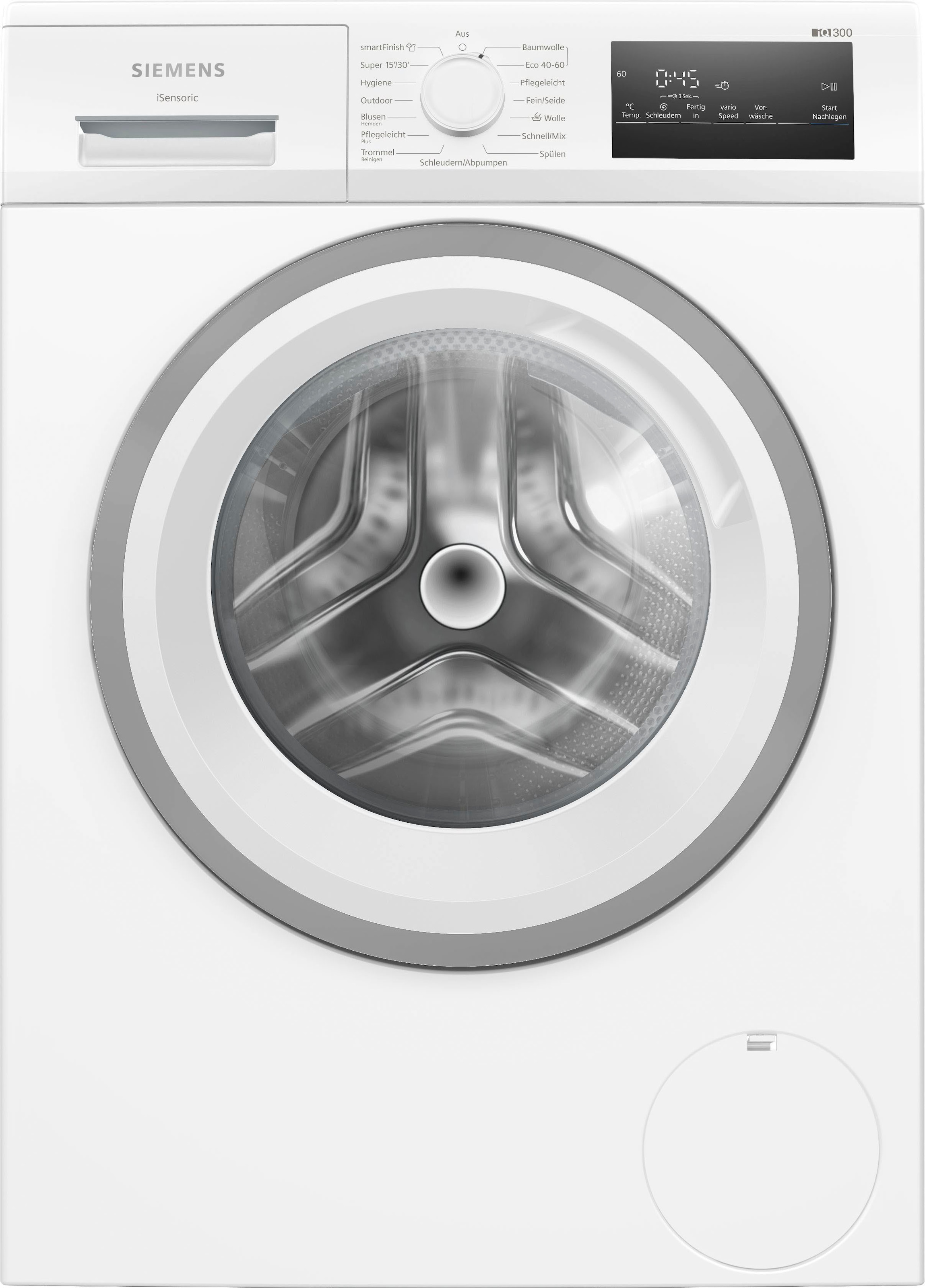 SIEMENS Waschmaschine »WM14N12A«, iQ300, WM14N12A, 9 kg, 1400 U/min online  bestellen