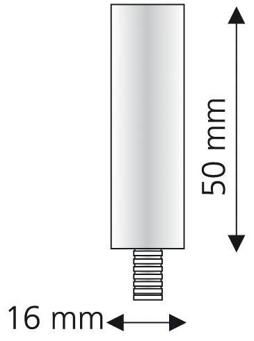 Liedeco Deckenträgerverlängerung »Power«, (1 St.), für Gardinenstangen Ø 20 mm