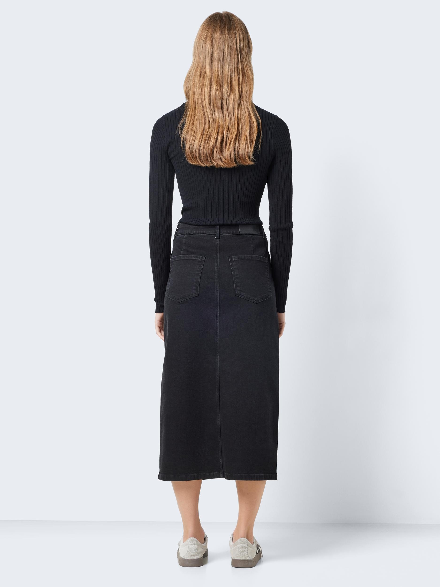 Noisy may Jeansrock »NMKATH NW SLIT MIDI SKIRT VI478BL NOOS«