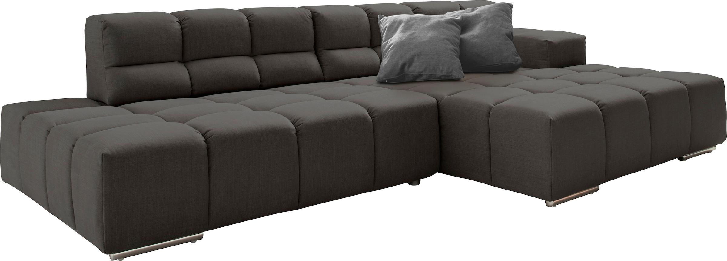 designwerk Ecksofa »Temple L-Form, tolles Designsofa«, mit Sitztiefenverste günstig online kaufen
