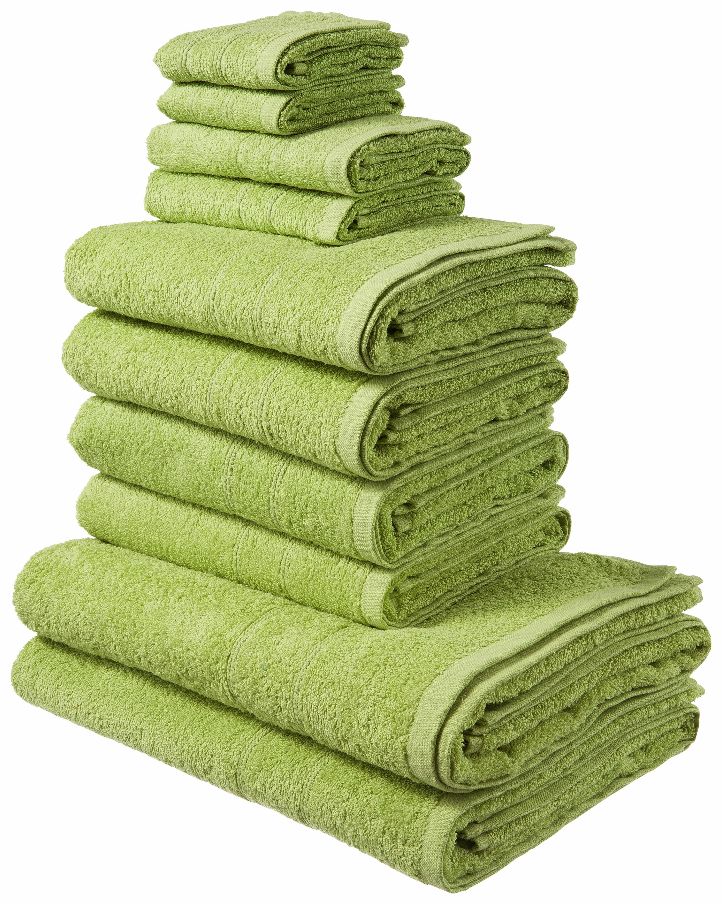 my home Handtuch Set »Inga«, 100% 10 tlg., Set, schnell feiner Bordüre, bestellen Handtuchset Walkfrottee, Baumwolle Handtücher und bequem aus mit