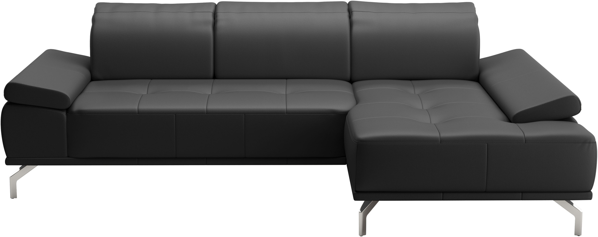 Places of Style Ecksofa »Caluna«, Inkl.Sitztiefenverstellung, wahlweise mit Kopf- und Armteilverstellung