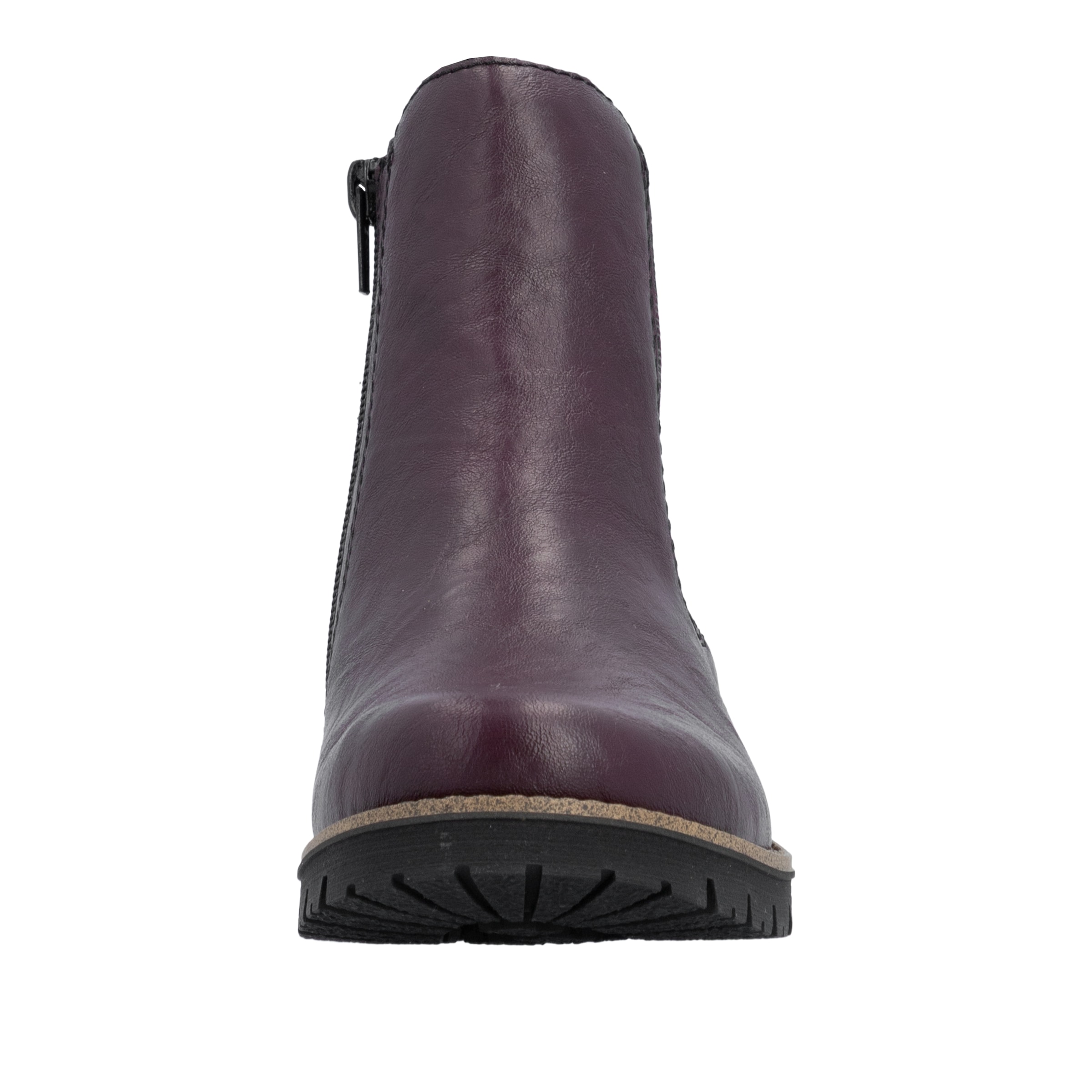 Rieker Chelseaboots  Stiefelette, Boots mit kariertem Stretcheinsatz an der Seite